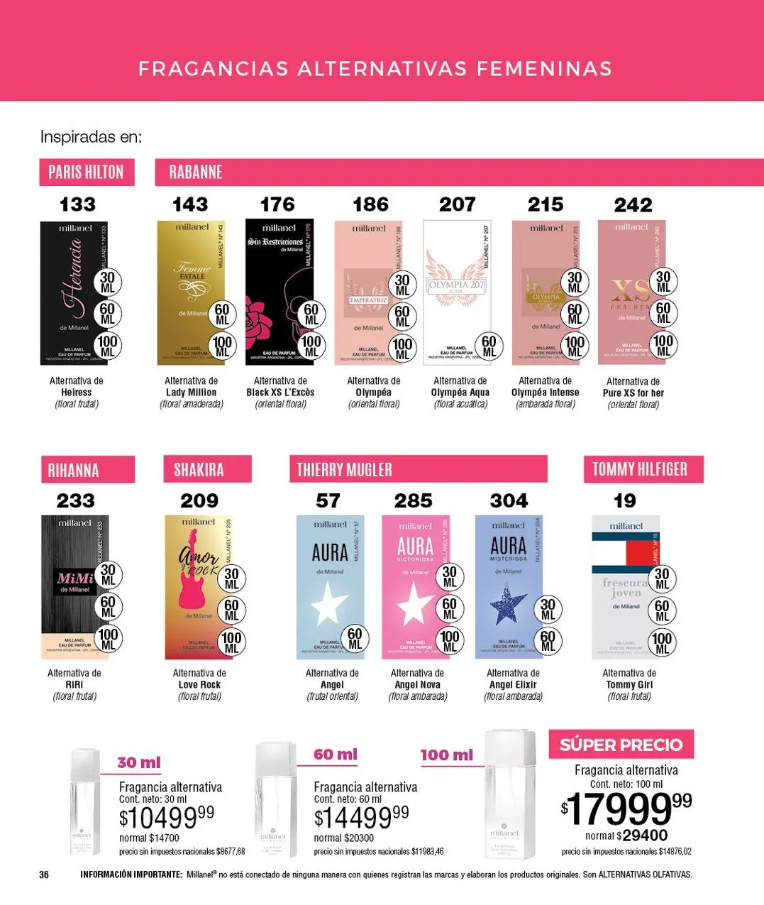 Ofertas de  Ofertas Millanel 15 de septiembre al 19 de octubre 2025 - Página 36 del catálogo