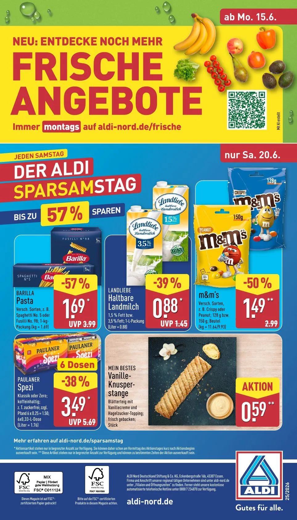 ALDI Nord Prospekte von 15. Juni bis 20. Juni 2026 - Prospekt seite 36
