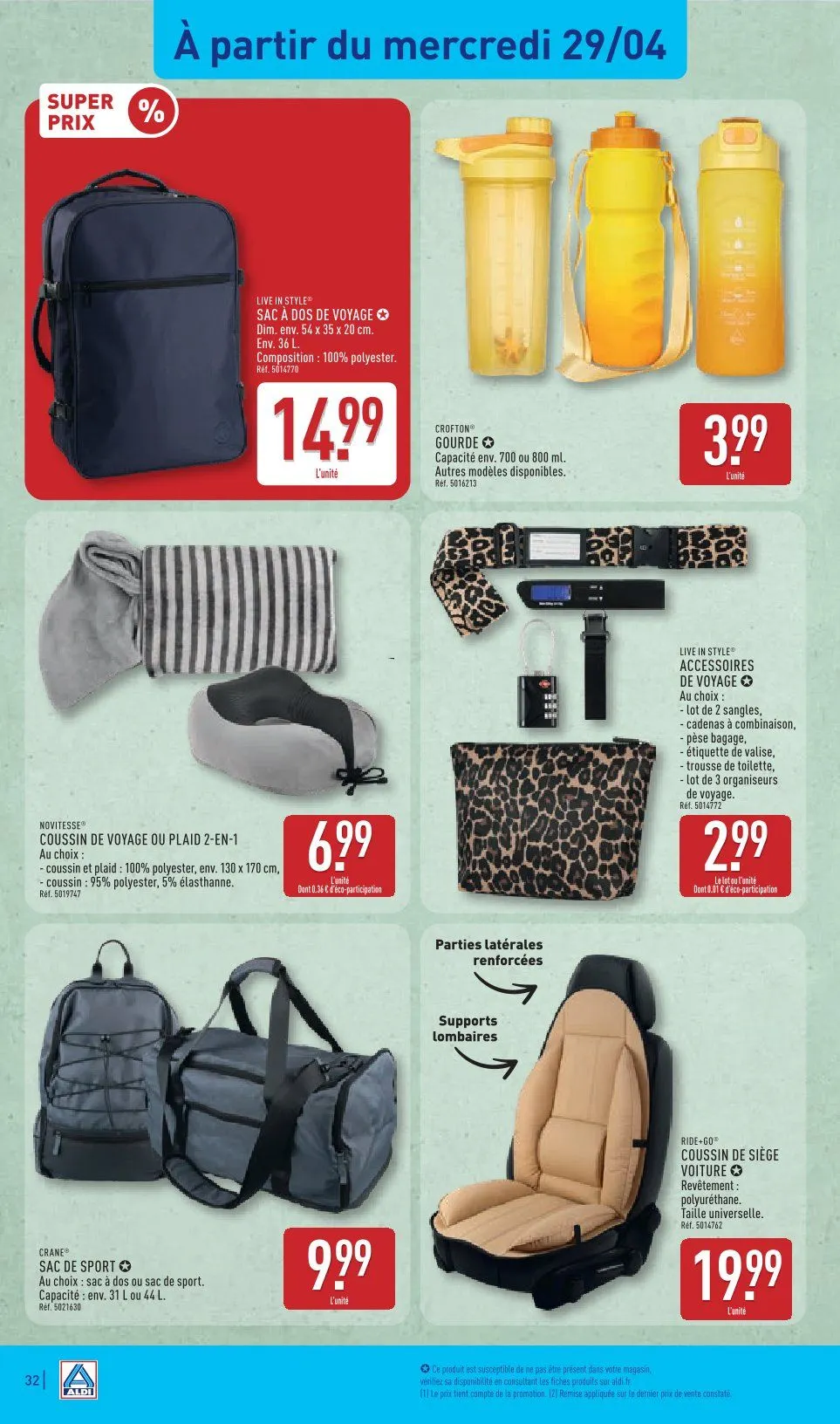  ALDI Catalogue du 29 avril au 4 mai 2026 - Catalogue page 36
