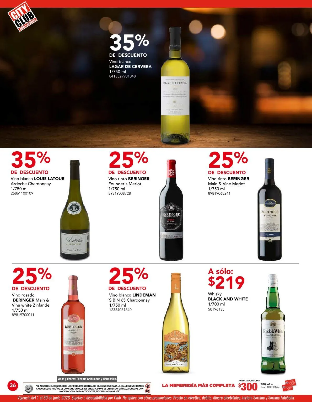 Catálogo de City Club Ofertas 1 de junio al 30 de junio 2026 - Pagina 36