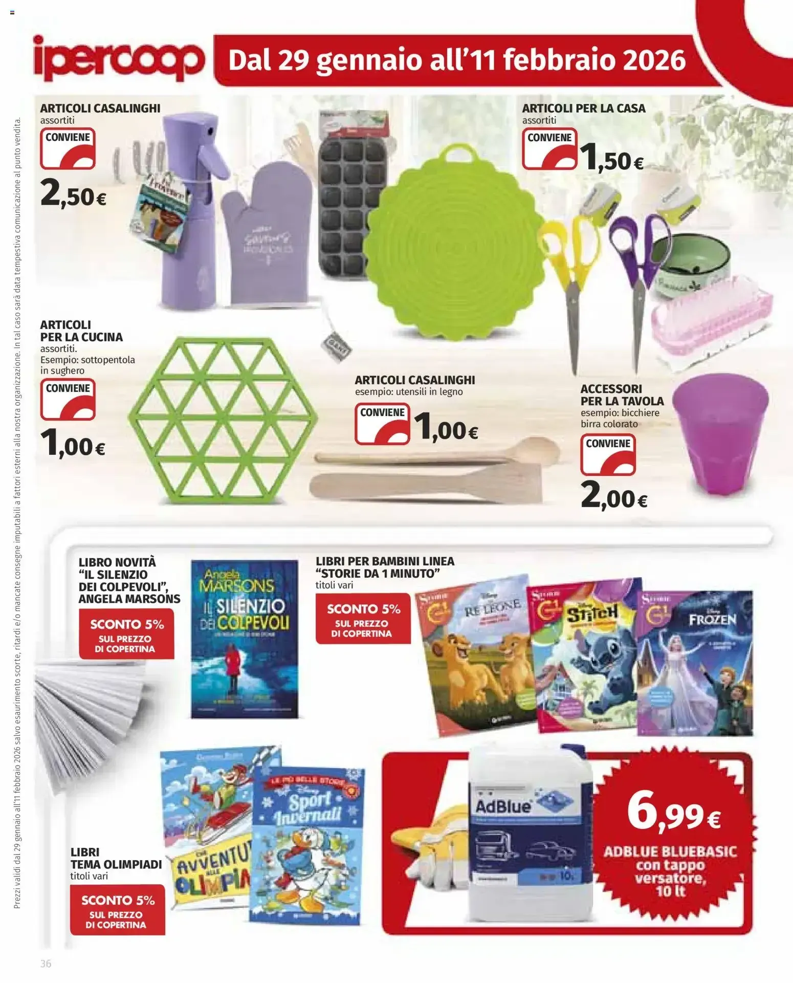 Offerte Ipercoop da 29 gennaio a 11 febbraio di 2026 - Pagina del volantino 36
