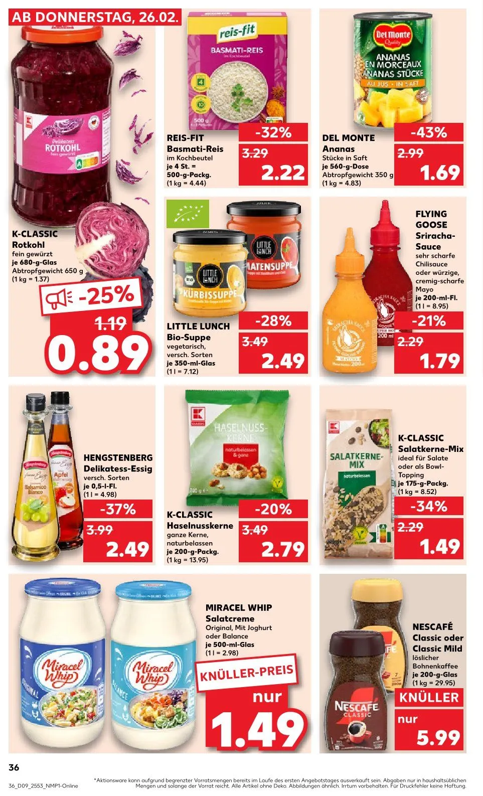 Kaufland Angebote von 27. Februar bis 4. März 2026 - Prospekt seite 36
