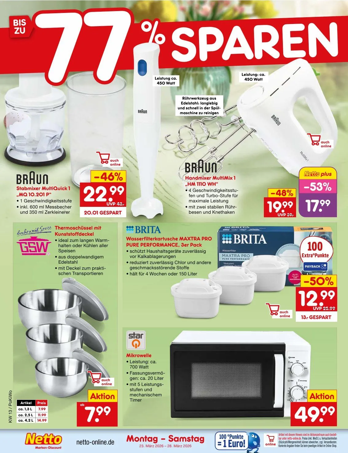  Netto Marken-Discount Prospekte von 23. März bis 28. März 2026 - Prospekt seite 36