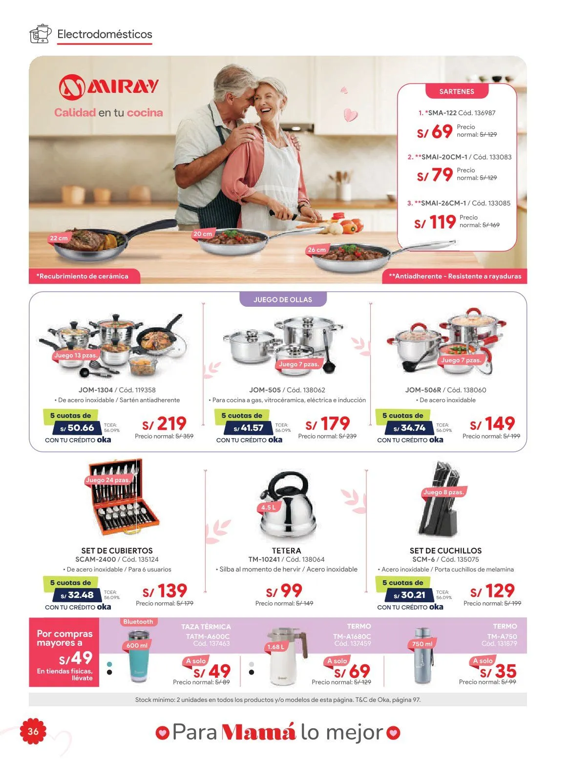 Catalogo de Hiraoka Ofertas 25 de abril al 17 de mayo 2026 - Pag 36