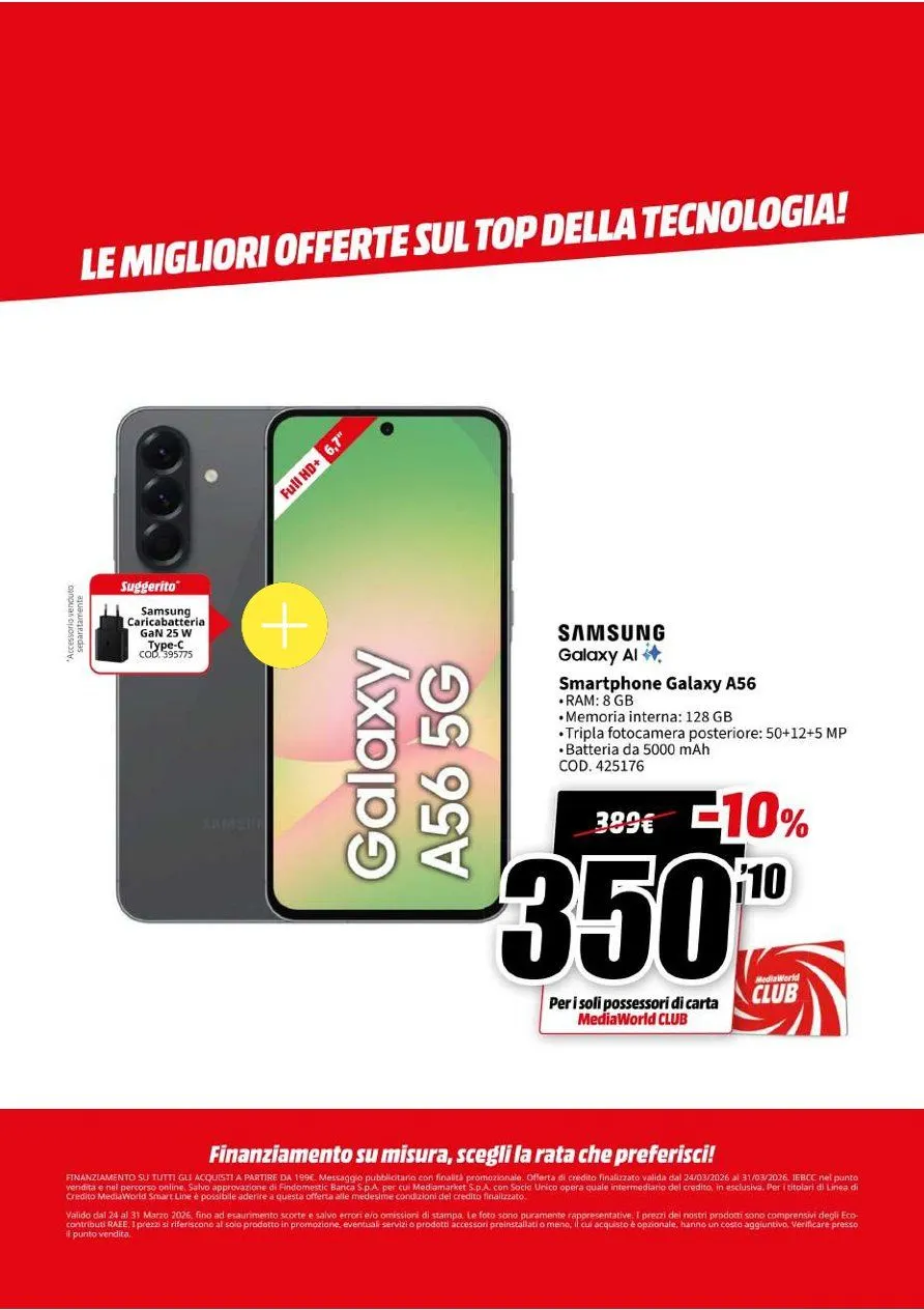  Mediaworld Volantino da 24 marzo a 31 marzo di 2026 - Pagina del volantino 36