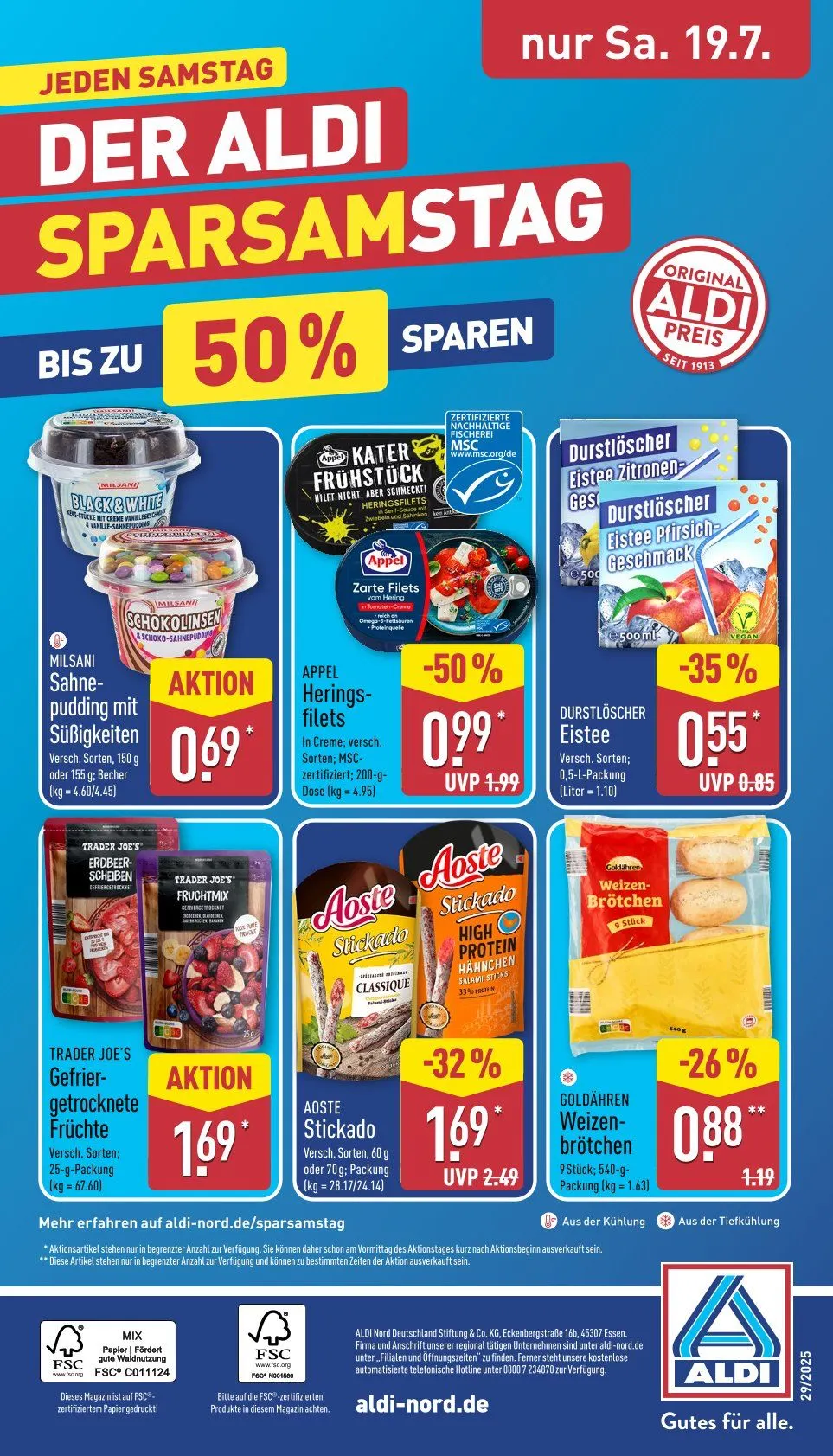 ALDI Nord Prospekte von 14. Juli bis 19. Juli 2025 - Prospekt seite 36