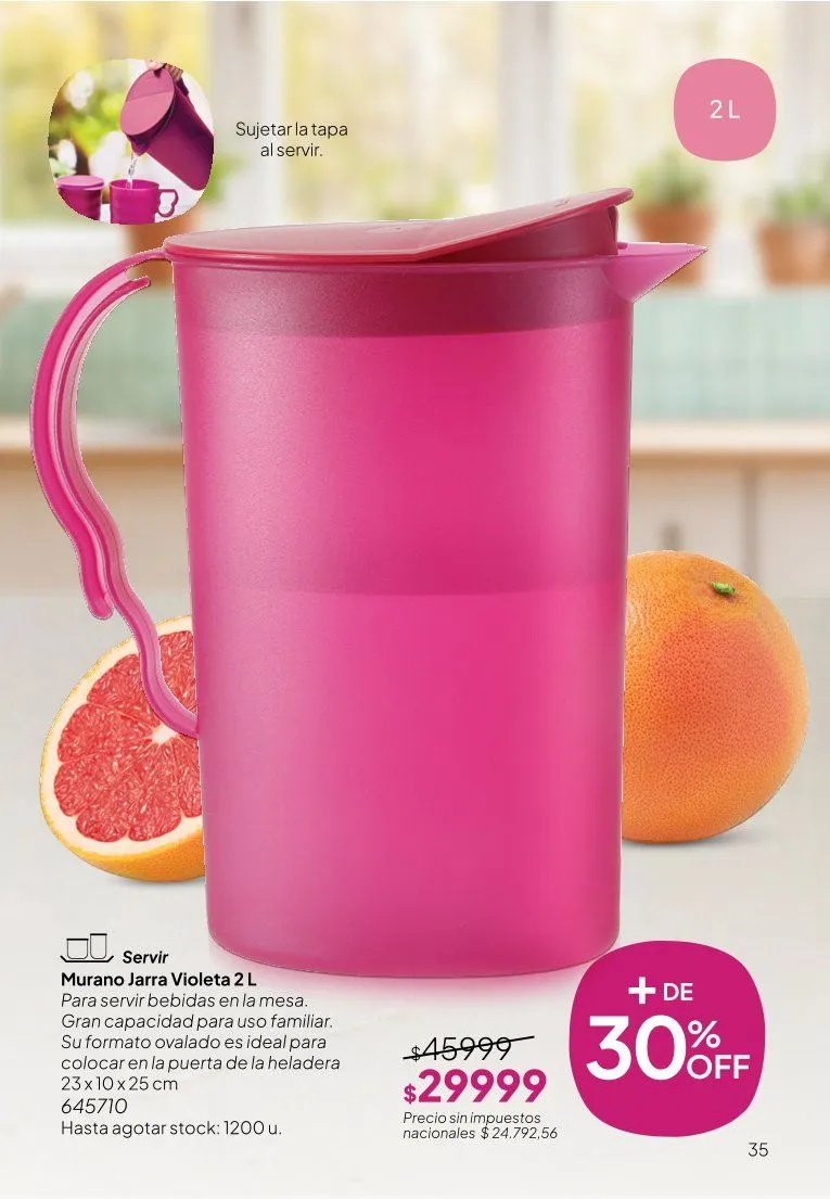 Ofertas de  Ofertas Tupperware  9 de junio al 30 de junio 2026 - Página 35 del catálogo
