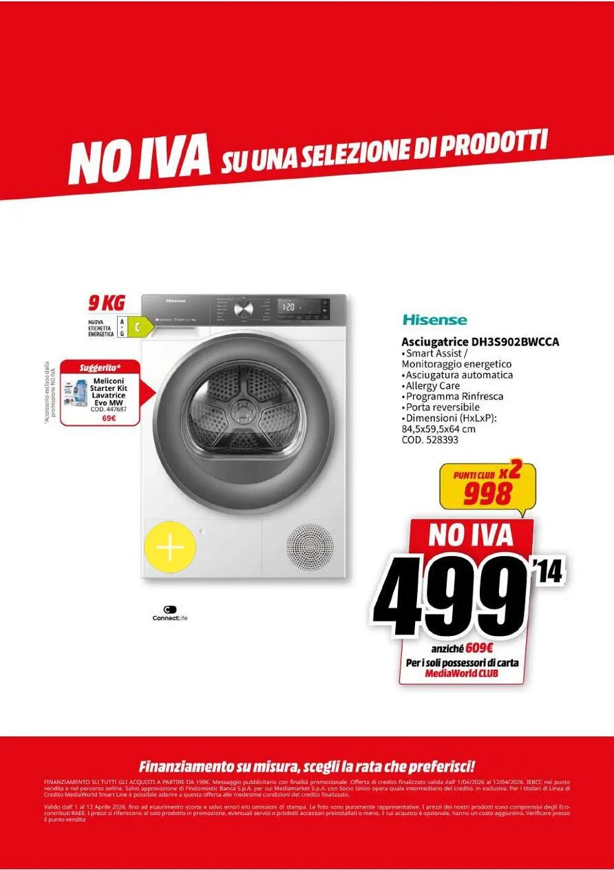 Volantini MEDIAWORLD da 1 aprile a 12 aprile di 2026 - Pagina del volantino 36