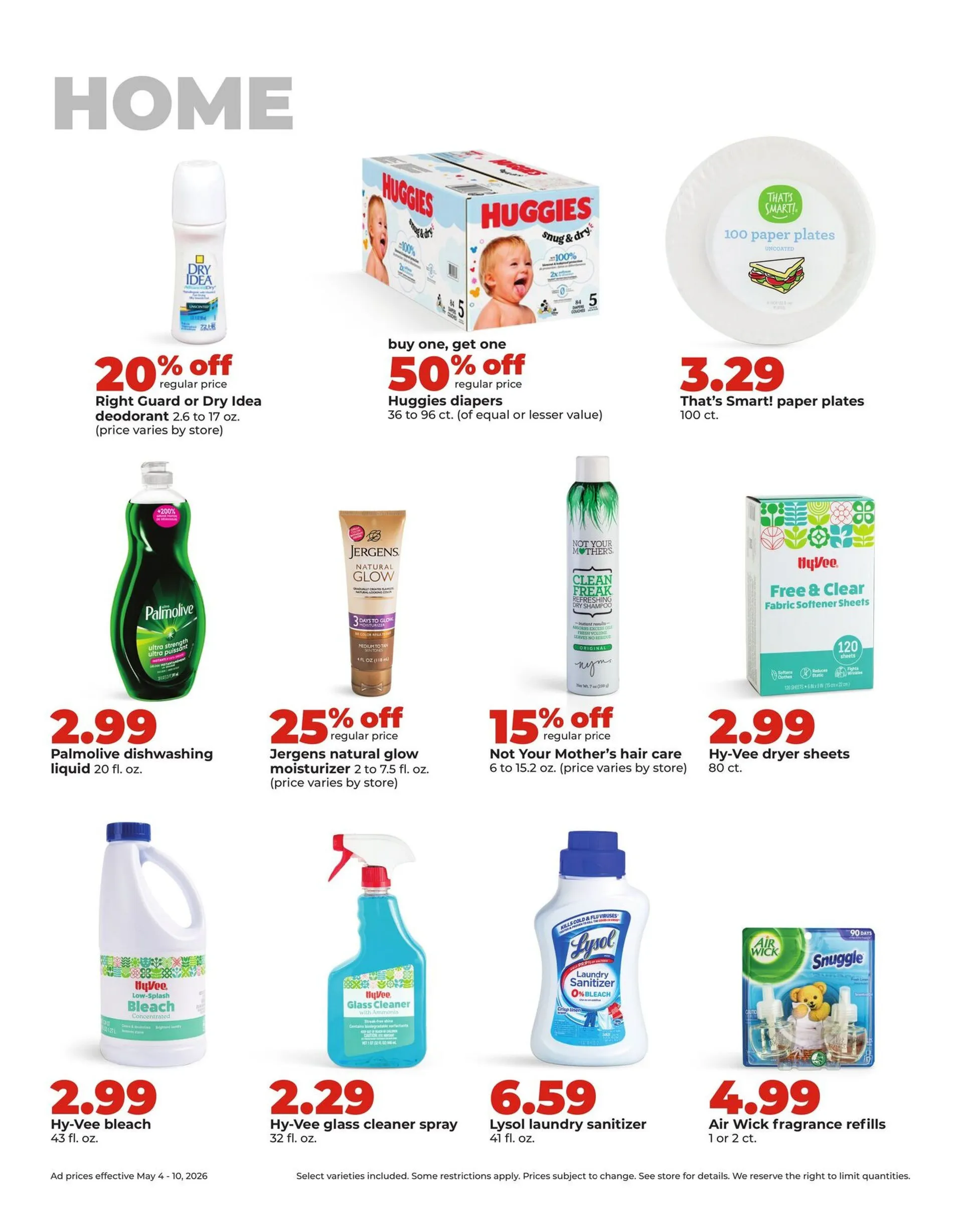 Weekly promotion  HyVee Sales spanning from May 4 to May 10 2026 - Page 35 for Catalogue 365