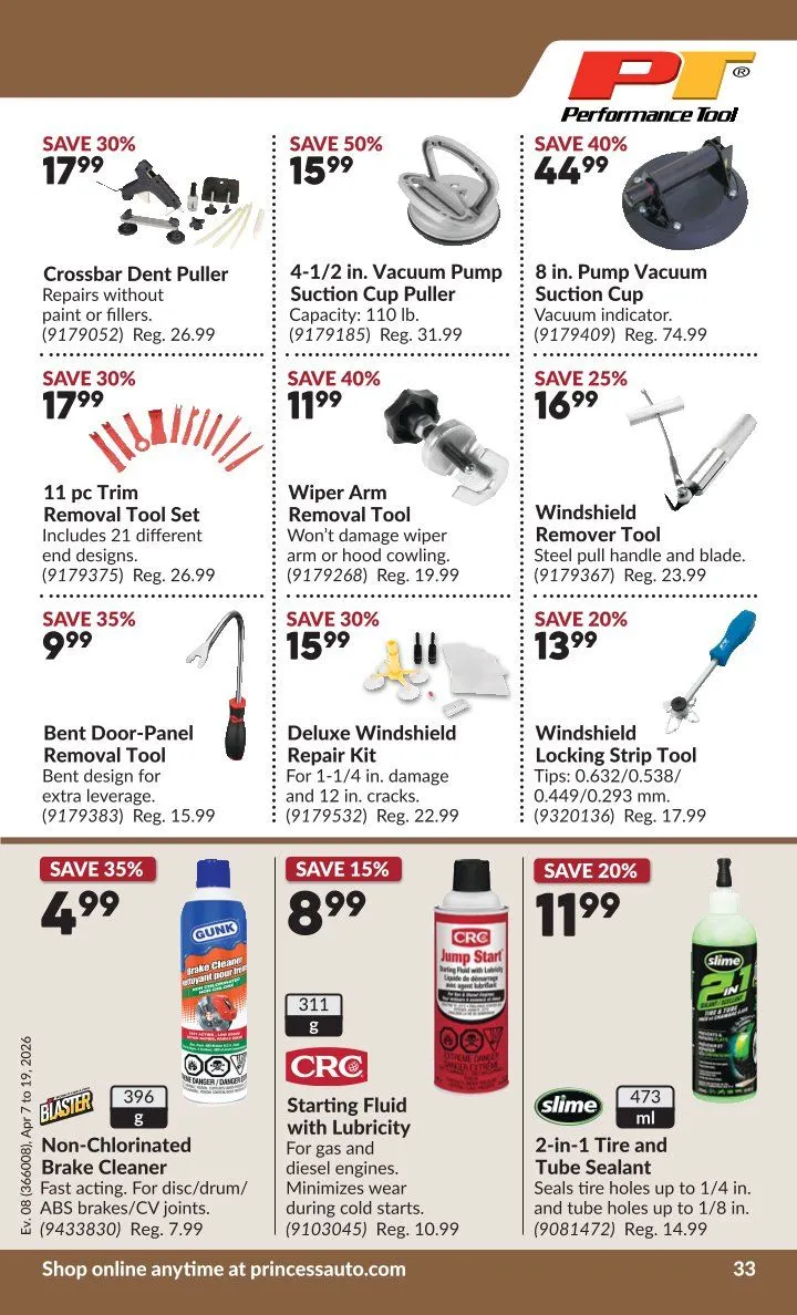 Princess Auto Sales from April 7 to April 19 2026 - flyer page 36