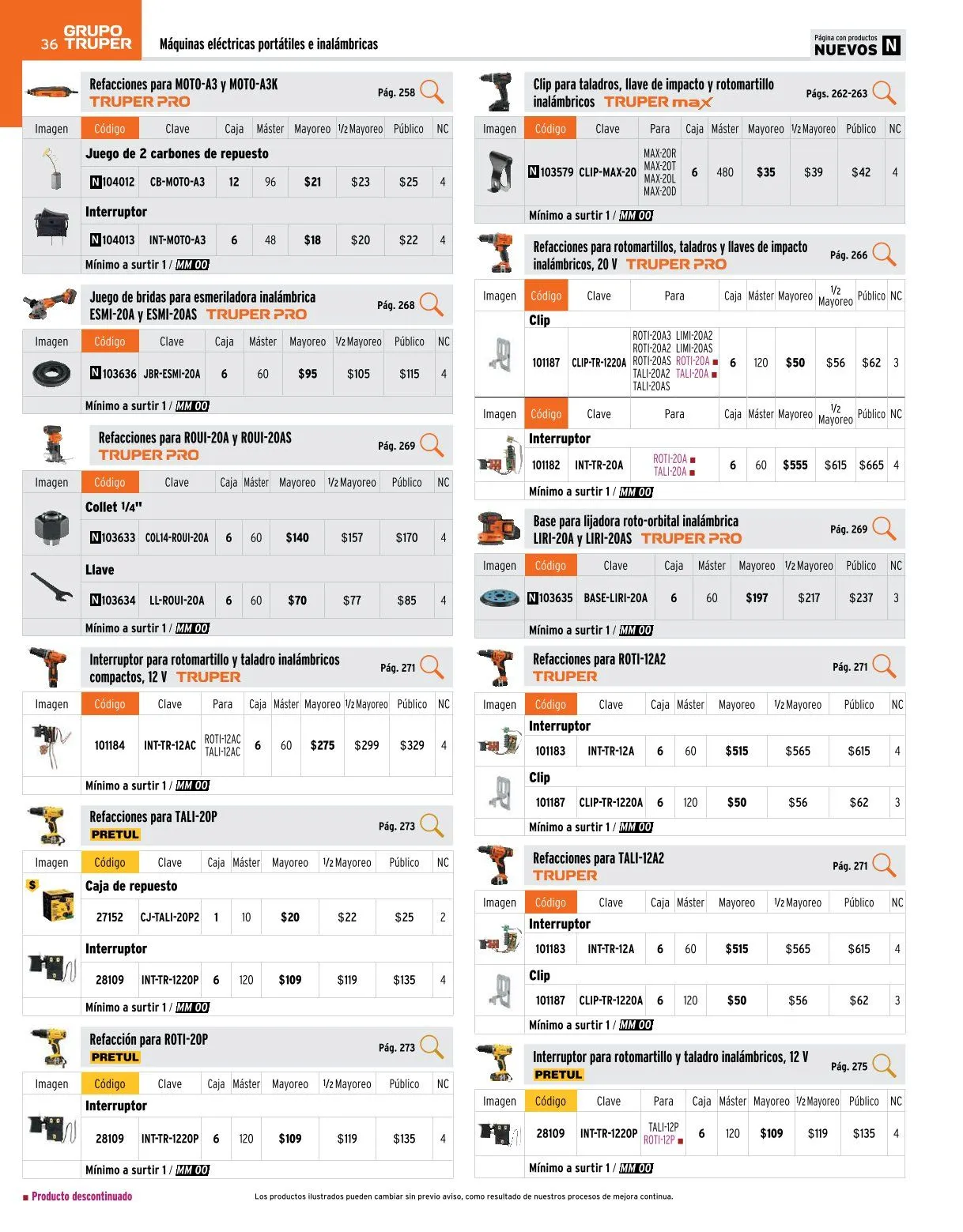 Catálogo de Truper catálogos y ofertas 20 de marzo al 30 de mayo 2026 - Pagina 36
