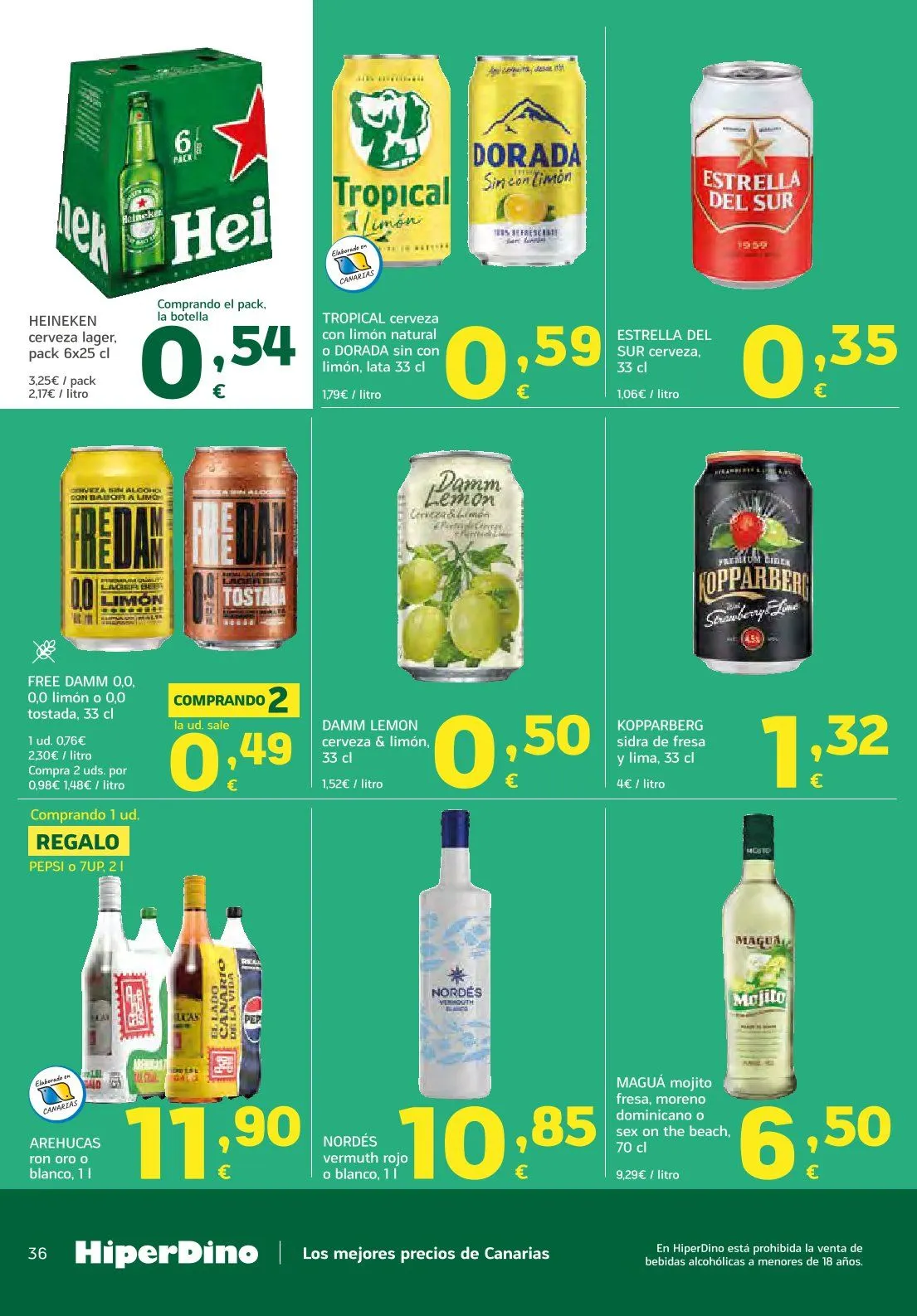 Catálogo de HiperDino Ofertas 21 de julio al 6 de agosto 2026 - Página 36