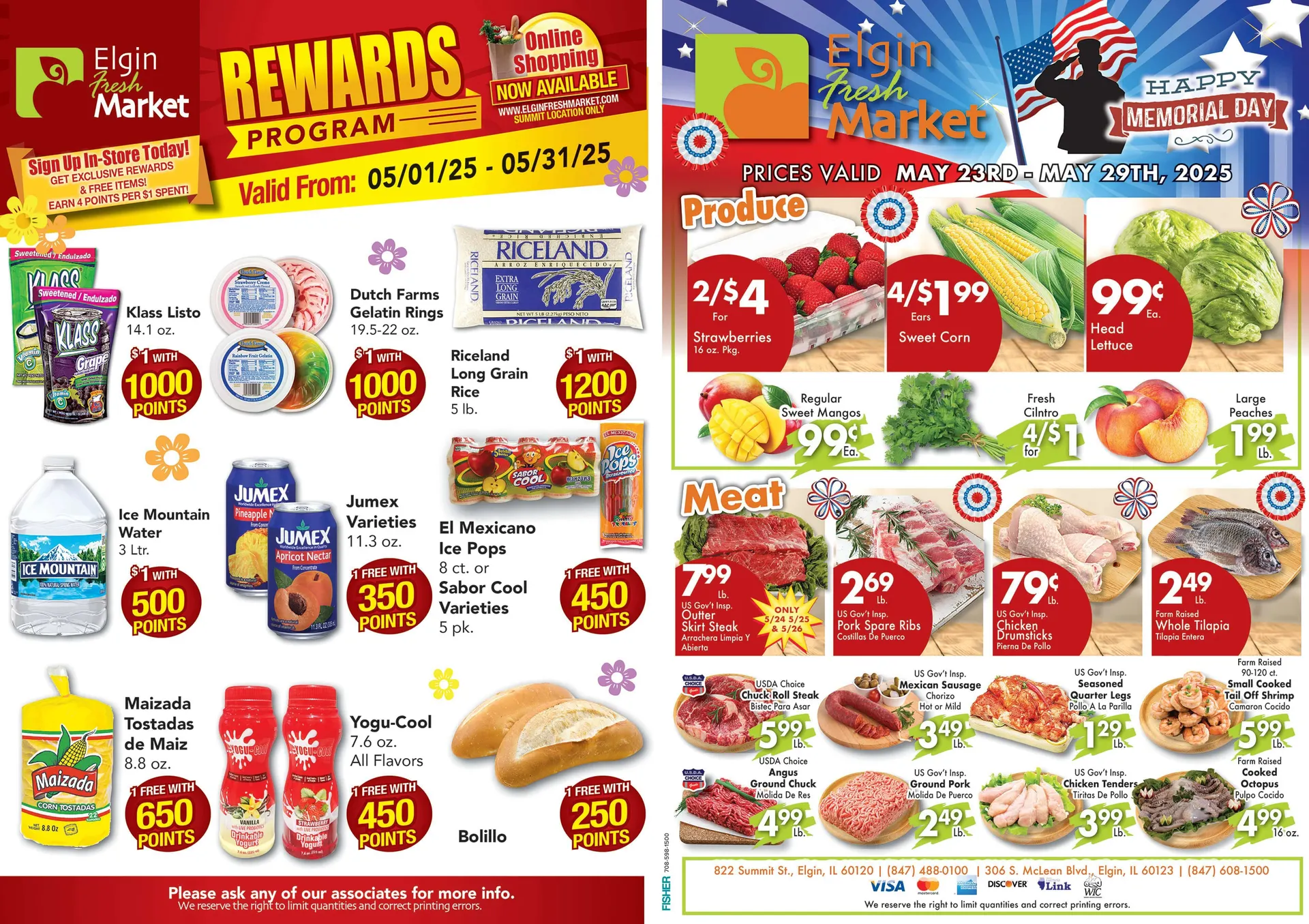 Weekly ad Elgin Fresh Market Sales from May 23 to May 29 2025 - Page 