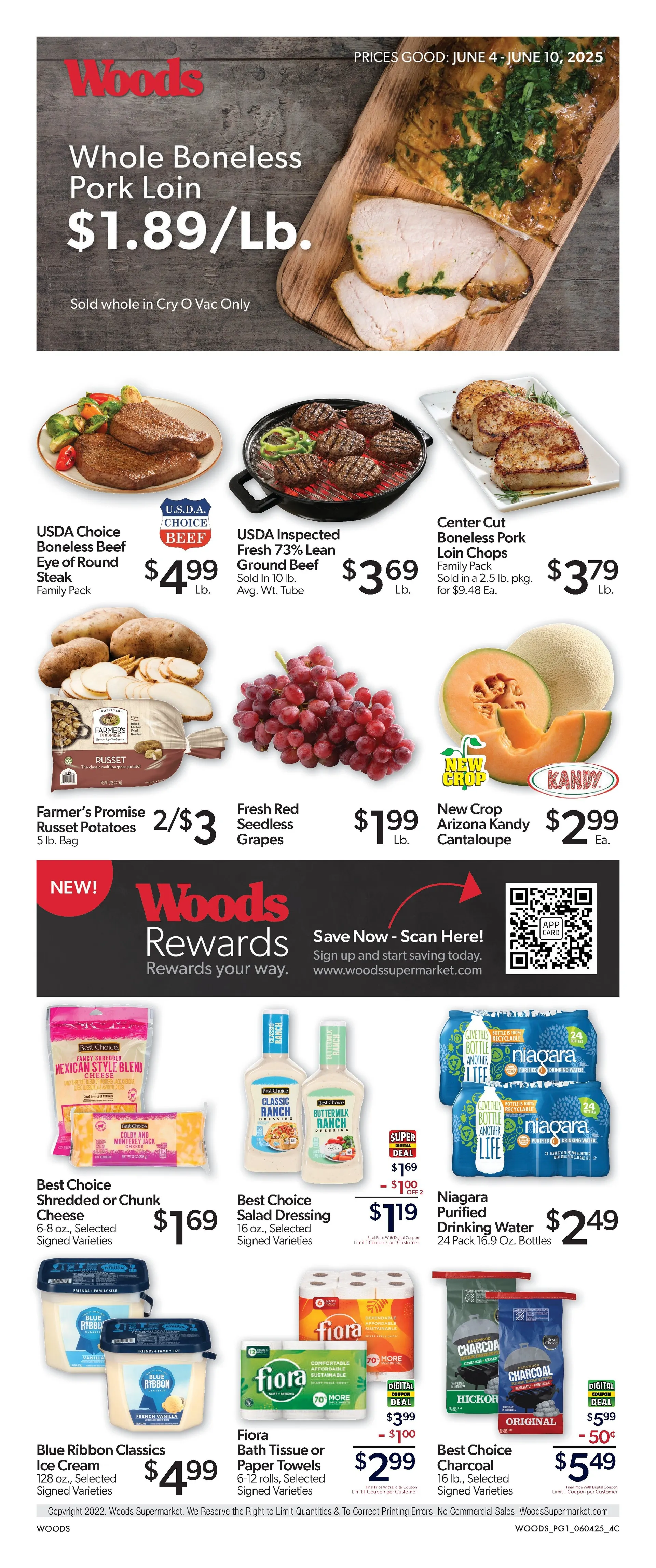 Weekly ad Woods Supermarket weekly ads from June 4 to June 10 2025 - Page 