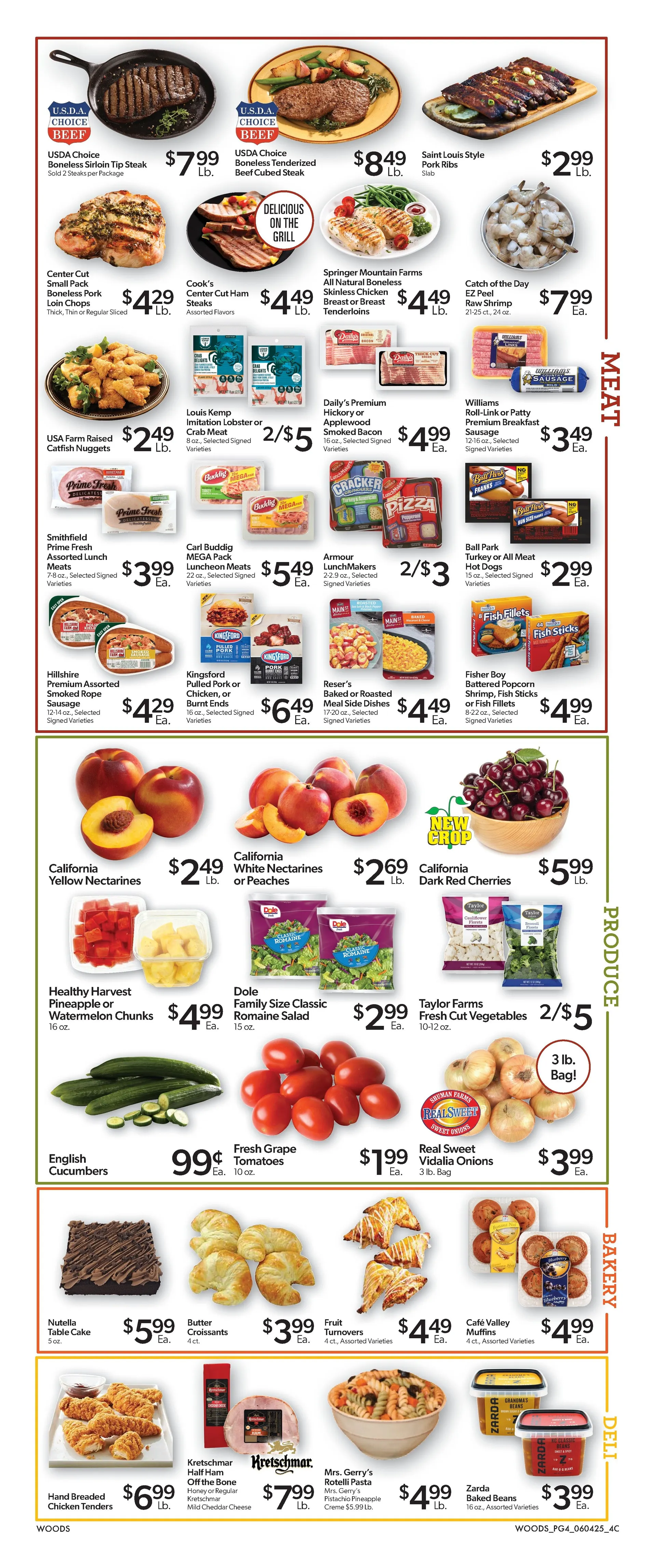 Weekly ad Woods Supermarket weekly ads from June 4 to June 10 2025 - Page 4