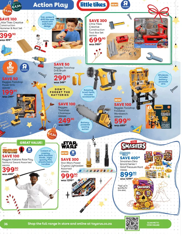 Toys R Us Sales from 23 November to 31 December 2025 - Catalogue Page 36