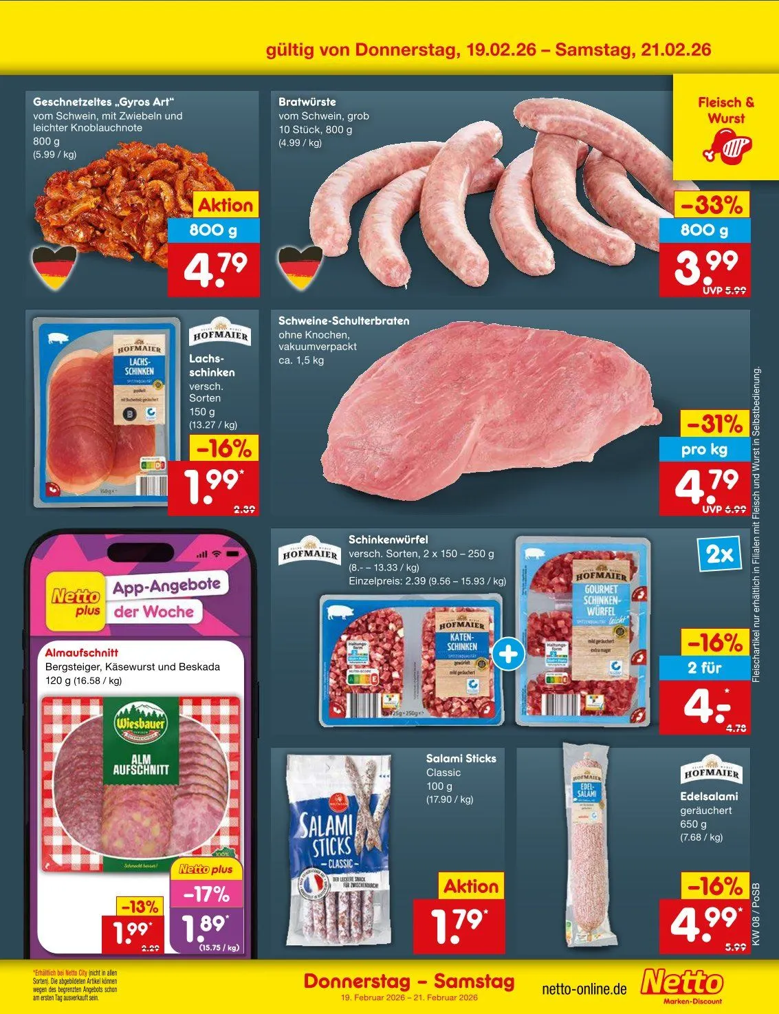 Netto Marken-Discount Angebote von 16. Februar bis 21. Februar 2026 - Prospekt seite 37