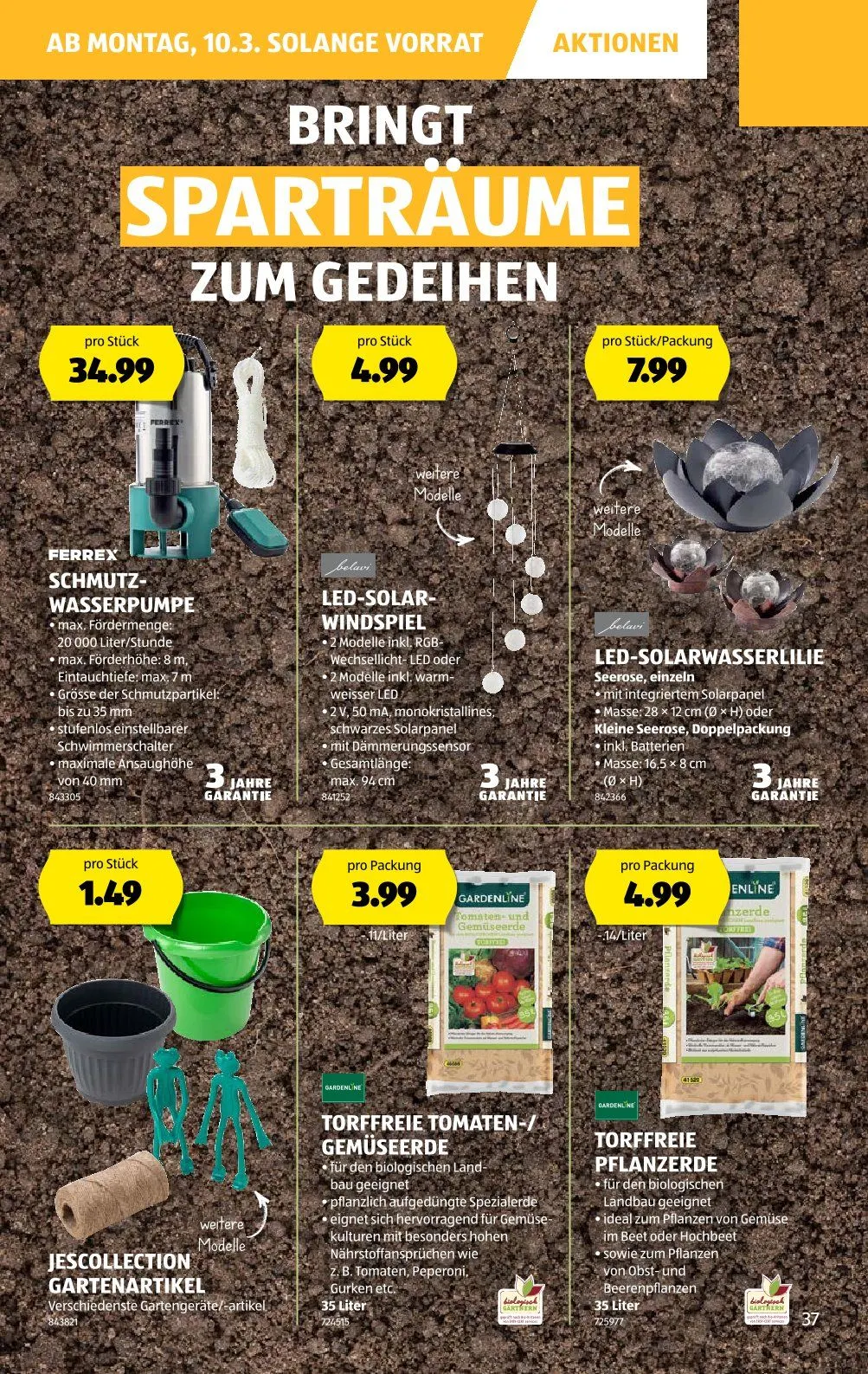 Aldi Prospekt von 6. März bis 12. März 2025 - Prospekt seite  37