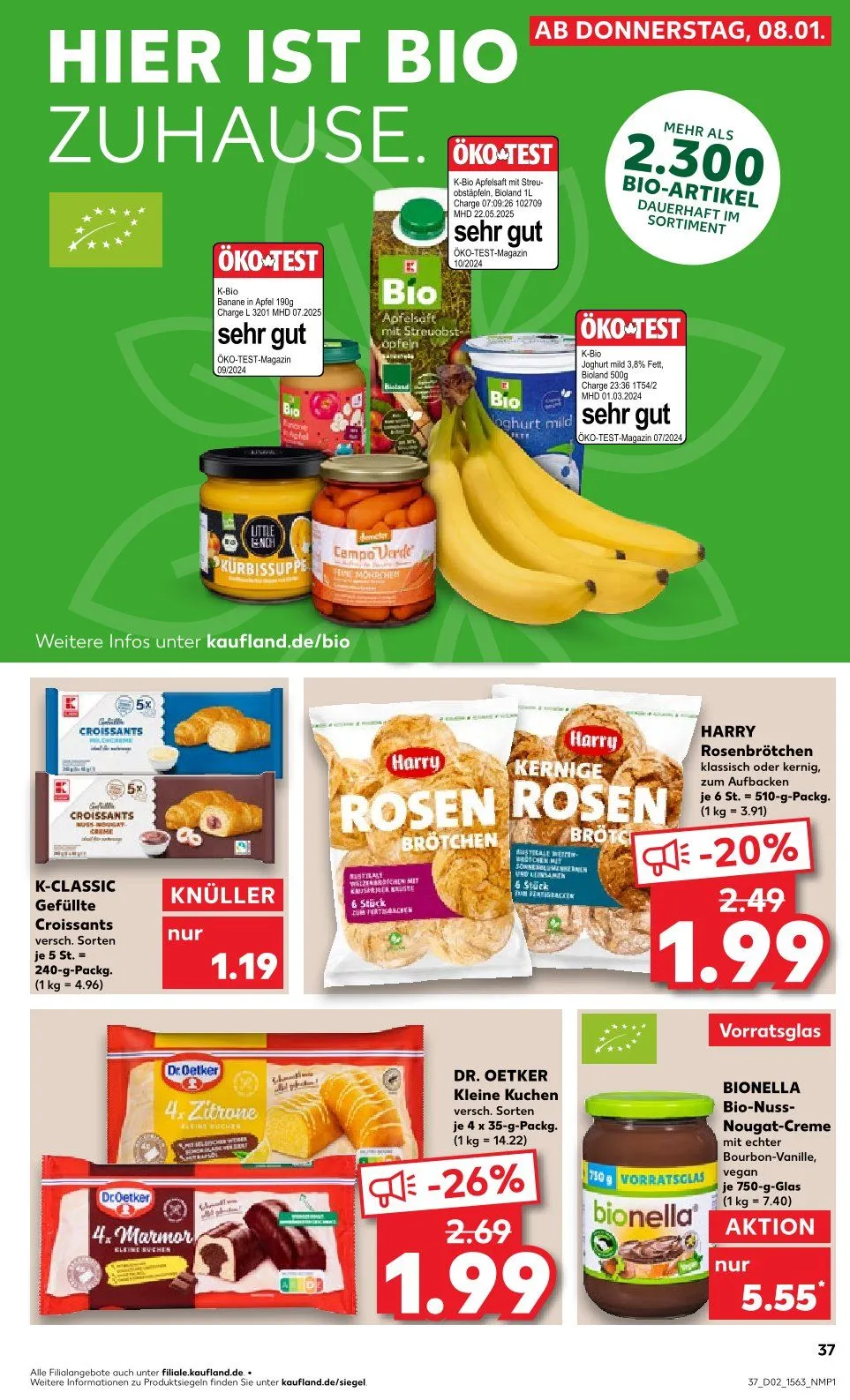 Kaufland Duitsland prospeckt van 8 januari tot 14 januari 2026 - Folder pagina 37