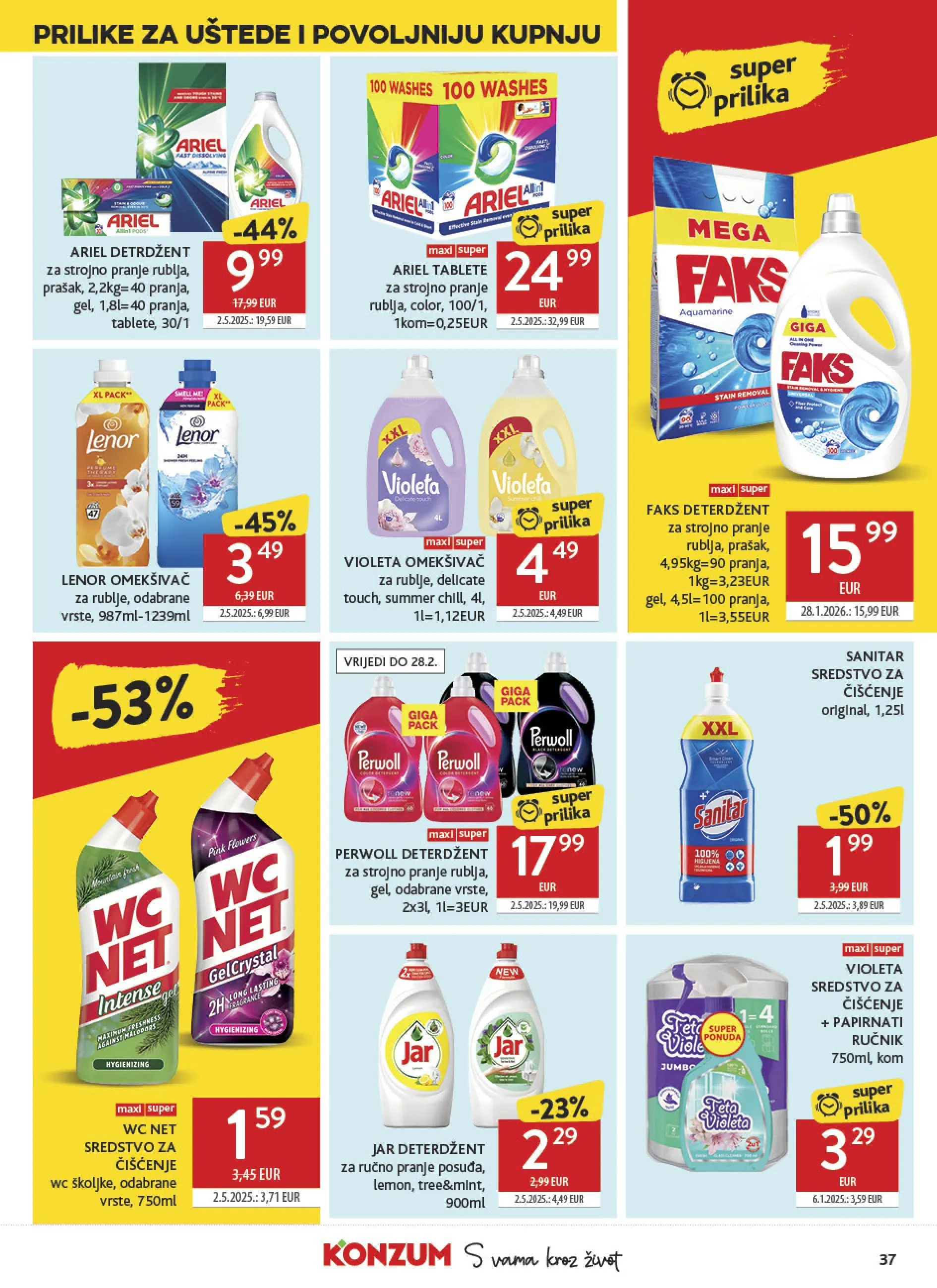 Katalog Konzum od 18. veljače do 24. veljače 2026. - Pregled Stranica 37