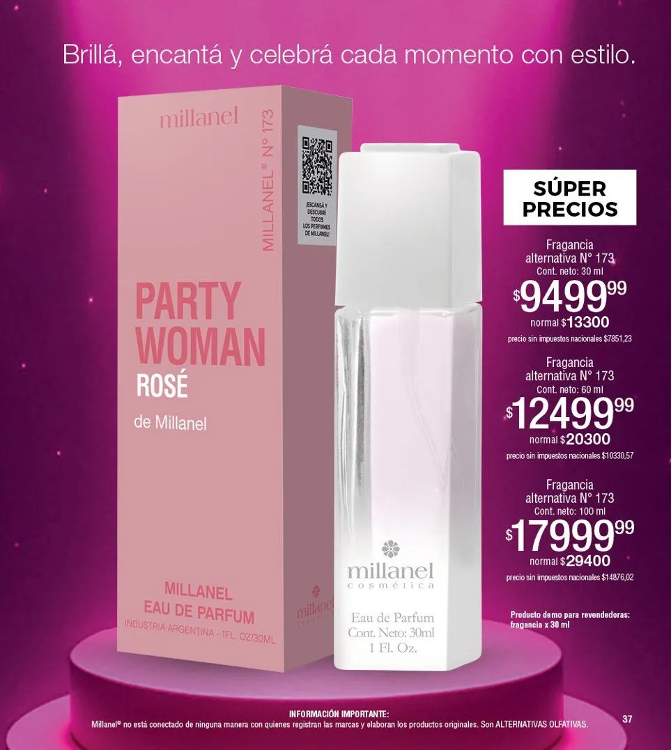 Ofertas de Catalogo Millanel 20 de octubre al 10 de noviembre 2025 - Página 37 del catálogo