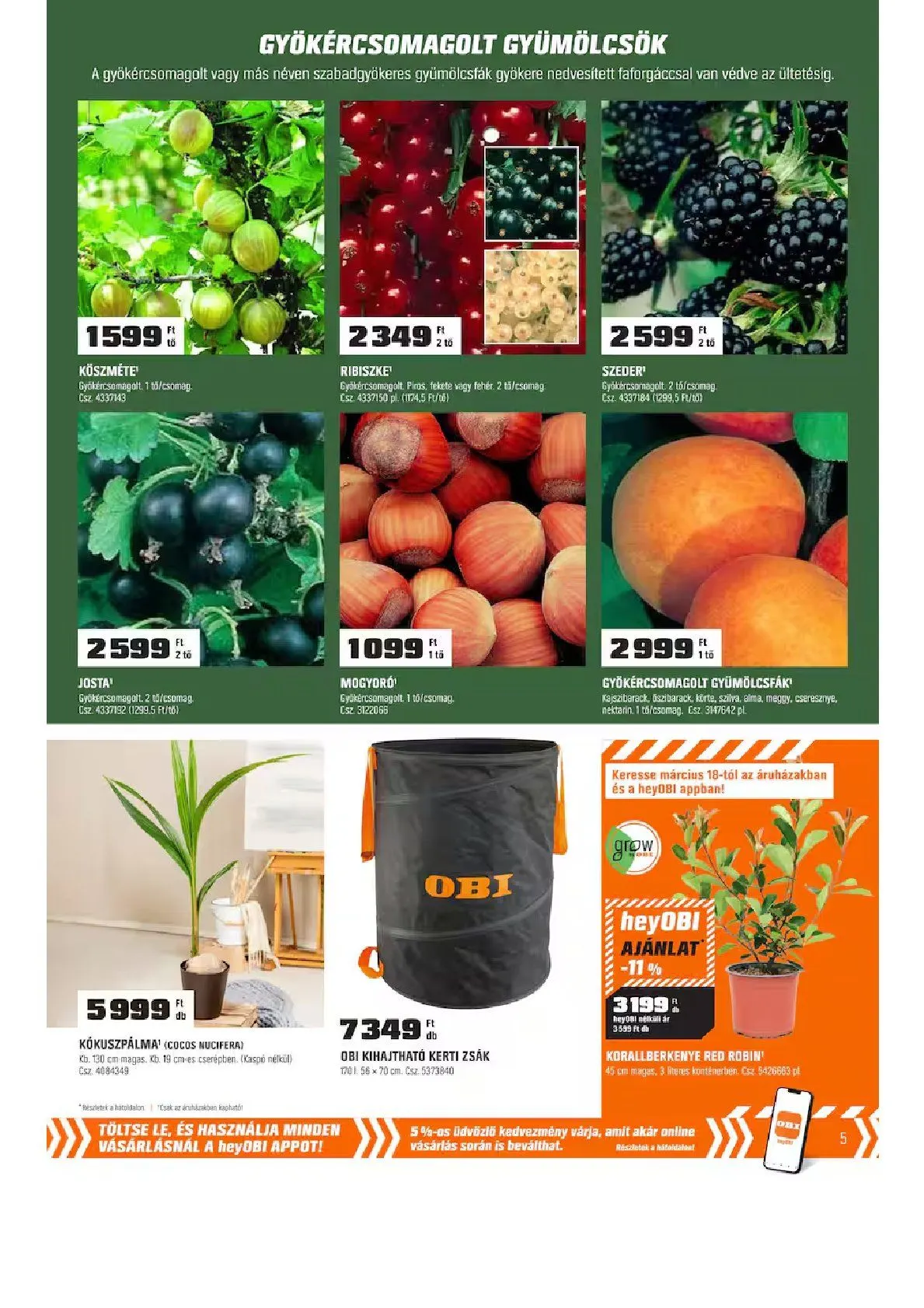 Katalógus OBI legfrissebb ajánlatai március 9.-tól március 29.-ig 2026. - Oldal 37