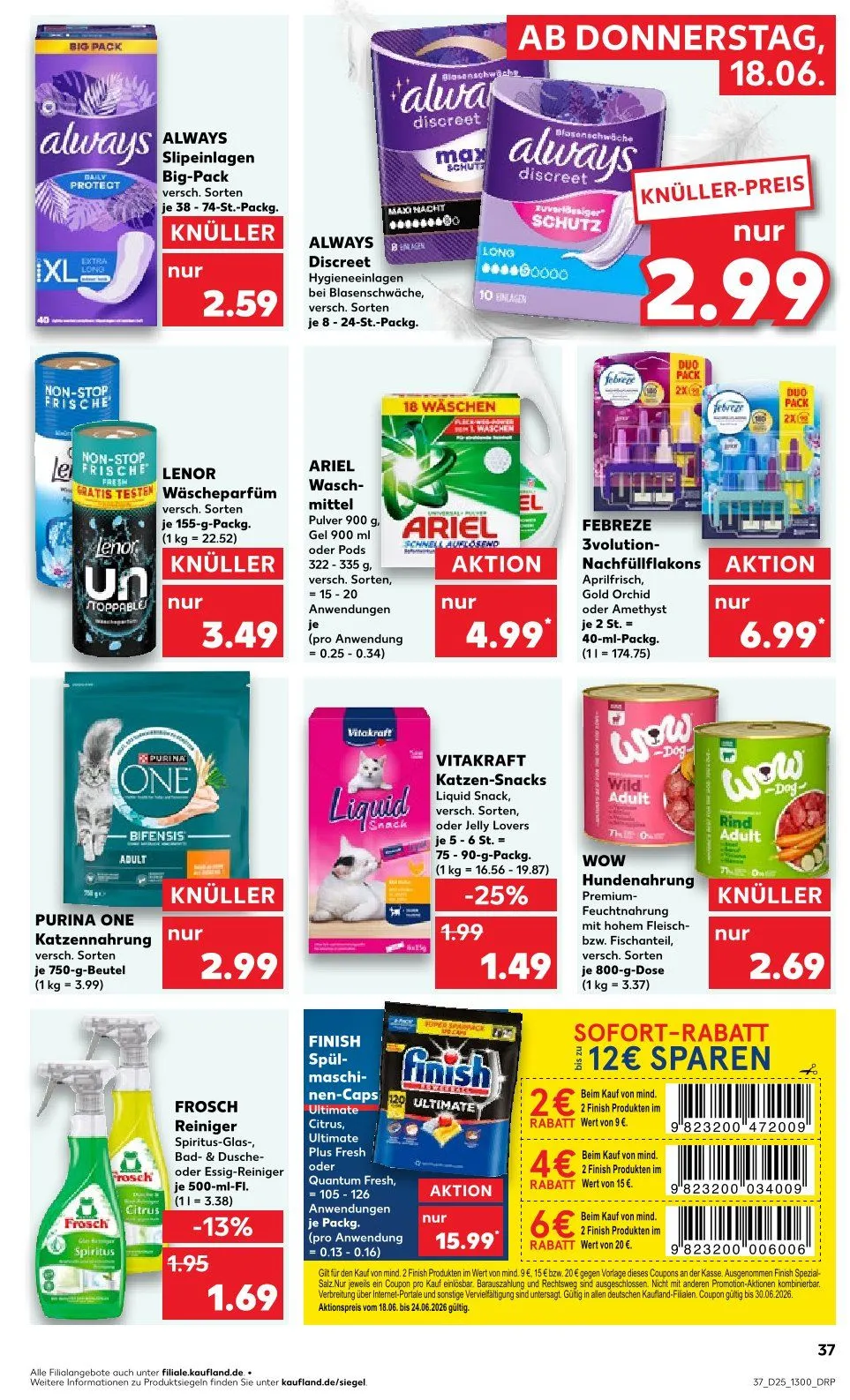 Kaufland Prospekte  von 18. Juni bis 24. Juni 2026 - Prospekt seite 37