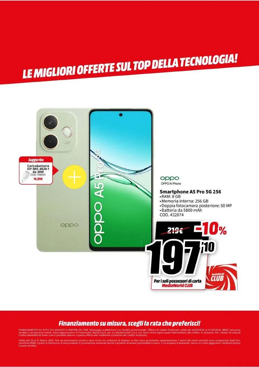  Mediaworld Volantino da 24 marzo a 31 marzo di 2026 - Pagina del volantino 37