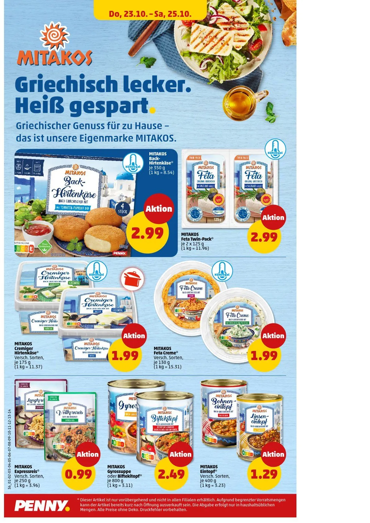 Penny Prospekte  von 20. Oktober bis 25. Oktober 2025 - Prospekt seite 36