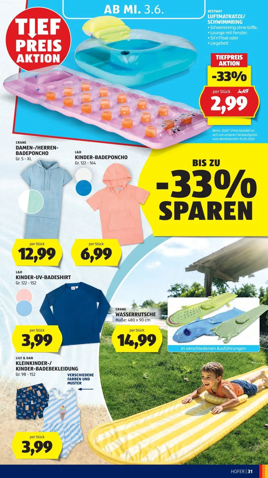  Hofer Prospekte von 29. Mai bis 3. Juni 2026 - Flugblätt seite  37