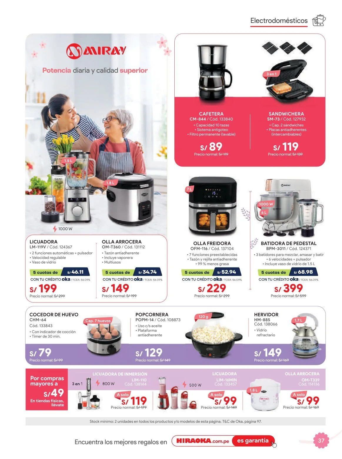 Catalogo de Hiraoka Ofertas 25 de abril al 17 de mayo 2026 - Pag 37