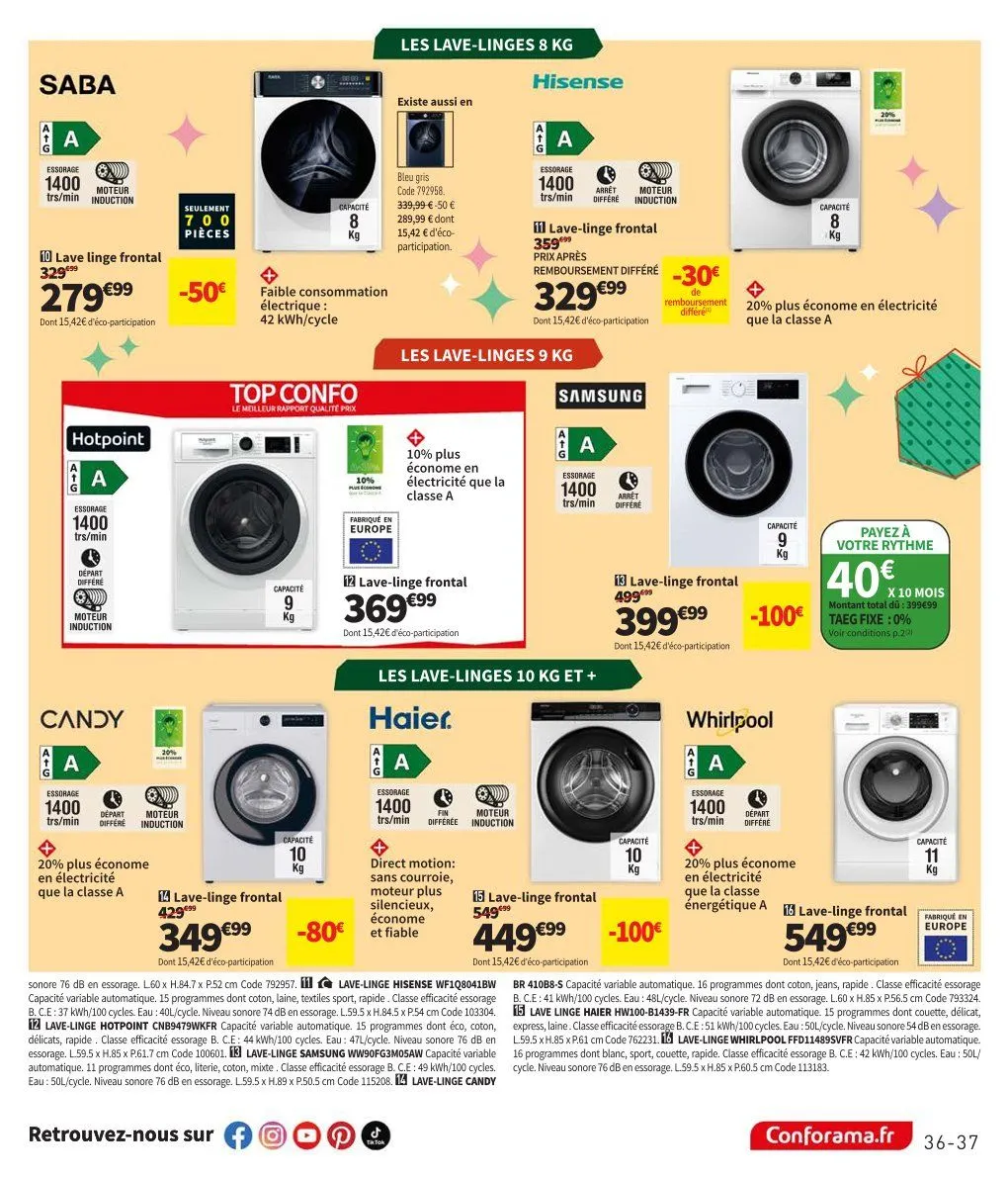 Conforama Catalogue du 1 décembre au 25 décembre 2025 - Catalogue page 37