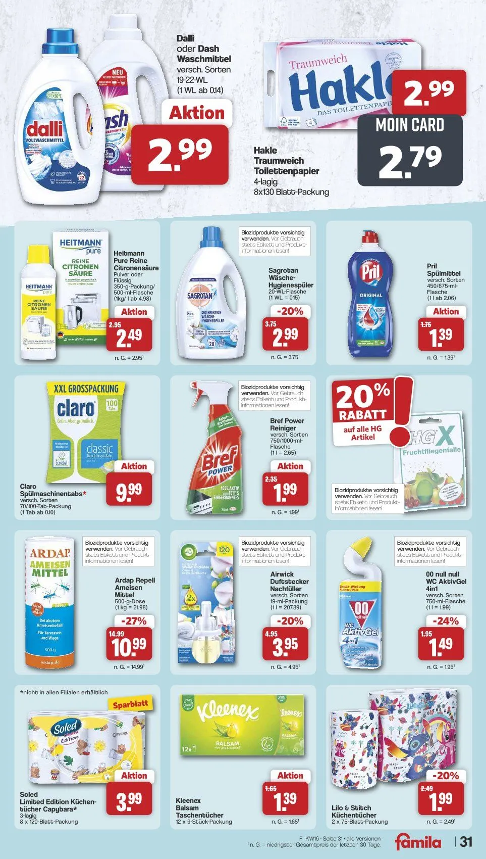Famila Prospekte von 13. April bis 18. April 2026 - Prospekt seite 37