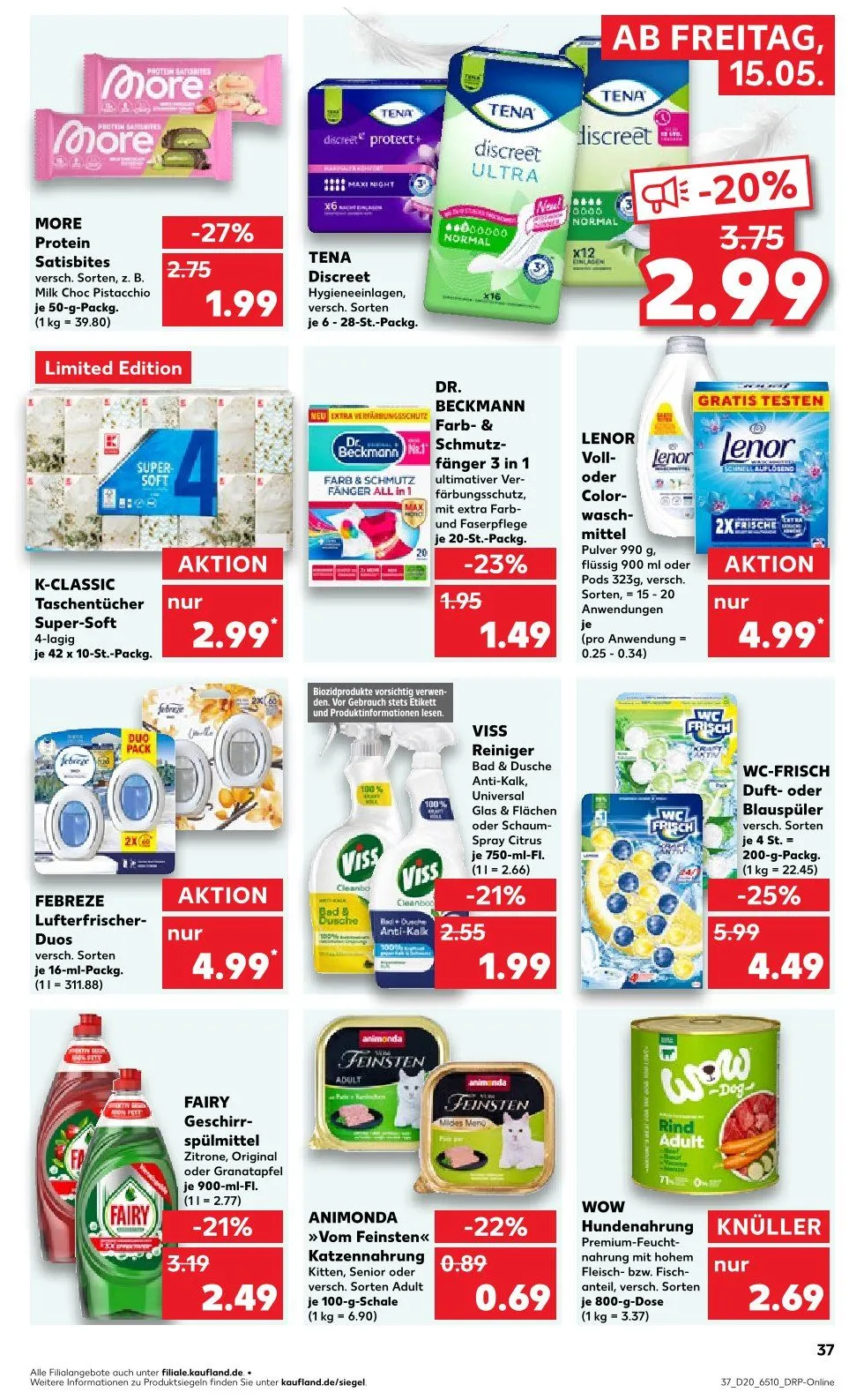  Kaufland Prospekte  von 15. Mai bis 20. Mai 2026 - Prospekt seite 37