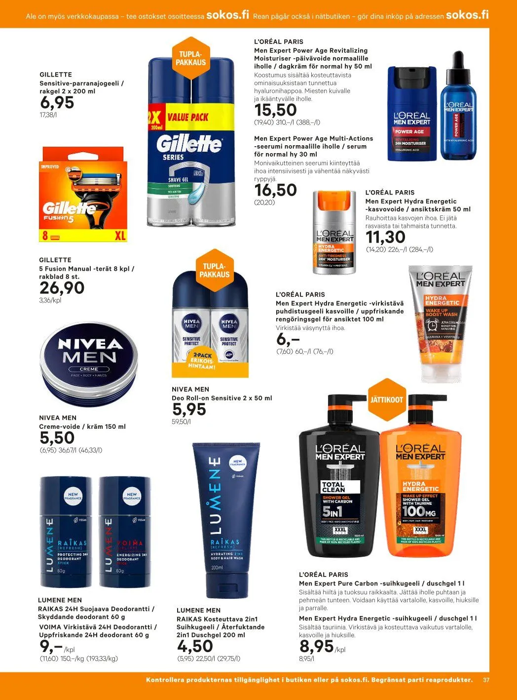 Sokos Tarjoukset voimassa alkaen 8. tammikuuta - 19. tammikuuta 2025 - Tarjouslehti sivu 37