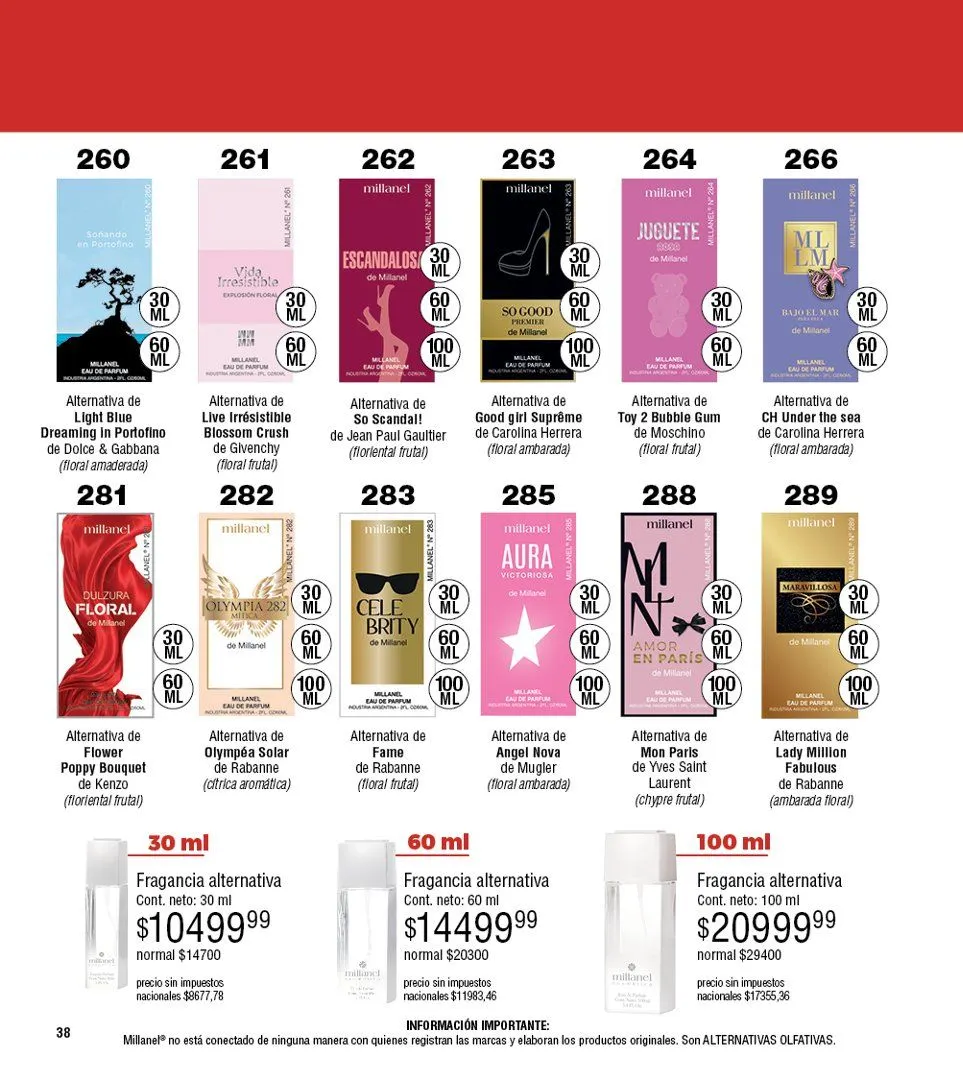 Ofertas de  Ofertas Millanel  27 de abril al 24 de mayo 2026 - Página 38 del catálogo