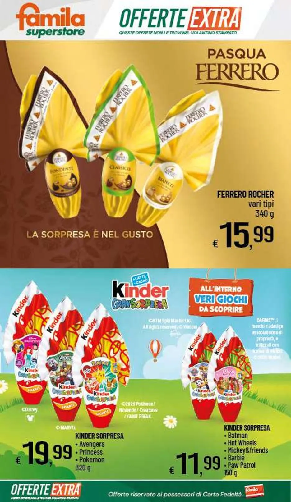  Volantini Famila Superstore da 26 marzo a 4 aprile di 2026 - Pagina del volantino 38
