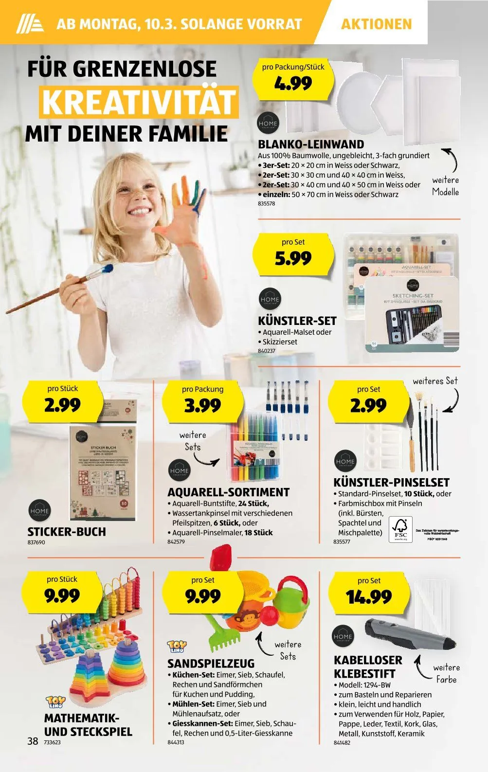 Aldi Prospekt von 6. März bis 12. März 2025 - Prospekt seite  38