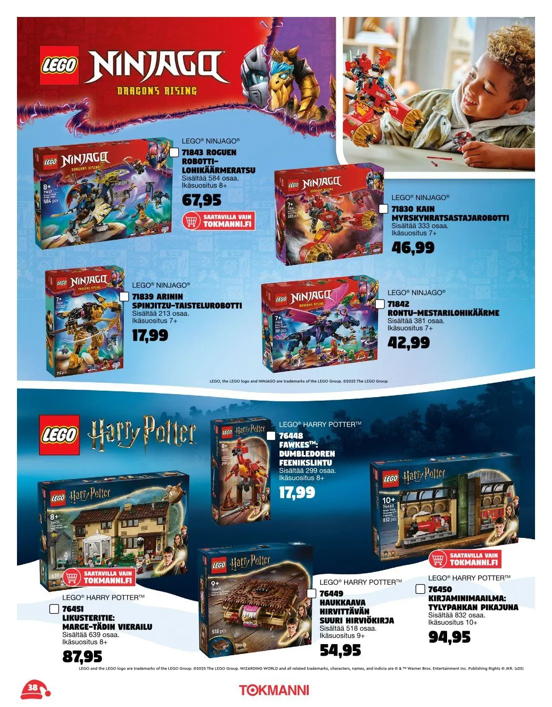  Tokmanni Tarjoukset voimassa alkaen 3. marraskuuta - 24. joulukuuta 2025 - Tarjouslehti sivu 38
