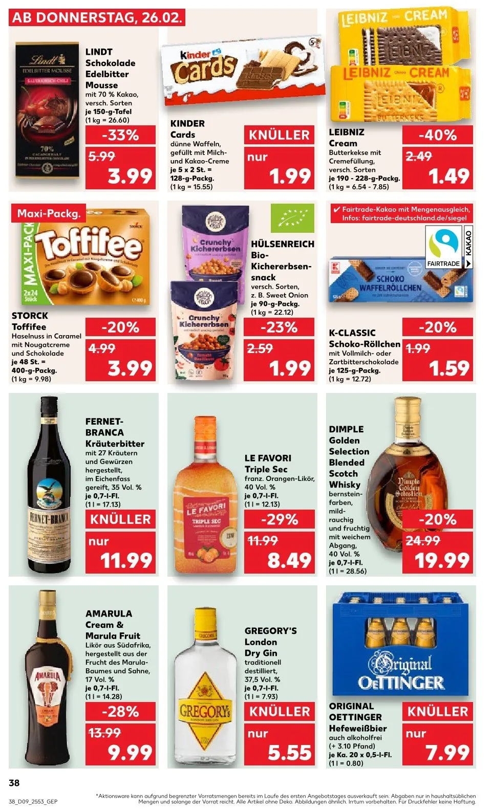 Kaufland Angebote von 27. Februar bis 4. März 2026 - Prospekt seite 38