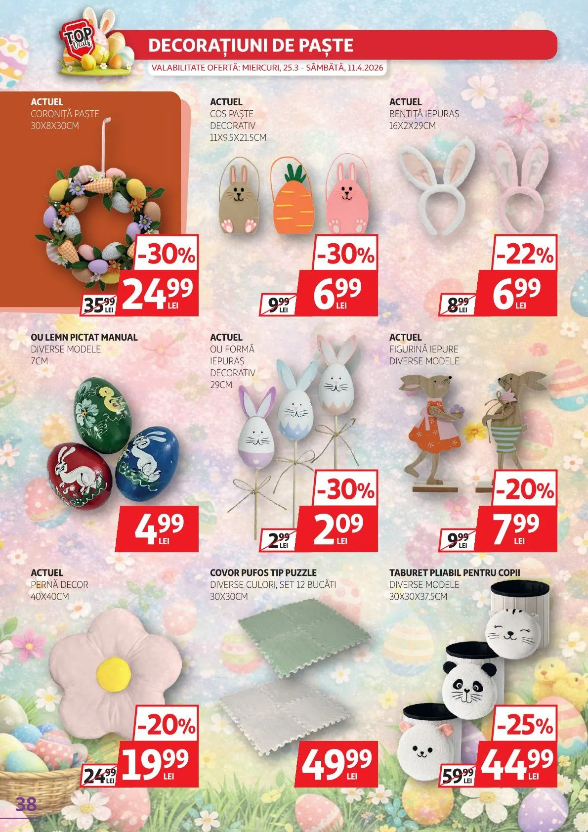 Catalog Ofertă de neratat specială Auchan de la 25 martie până la 11 aprilie 2026 - Revista Pagina 38