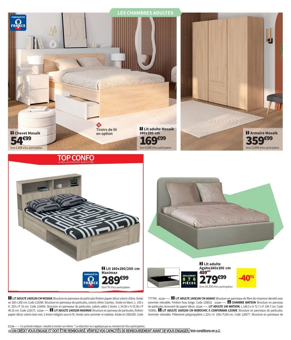 Catalogue Conforama du 24 février au 30 mars 2026 - Catalogue page 38