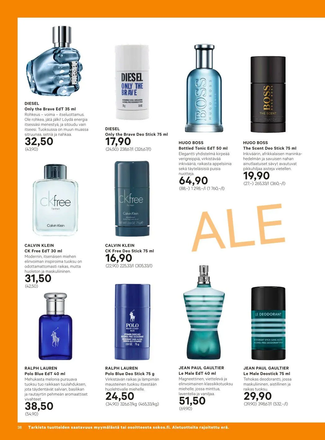 Sokos Tarjoukset voimassa alkaen 8. tammikuuta - 19. tammikuuta 2025 - Tarjouslehti sivu 38
