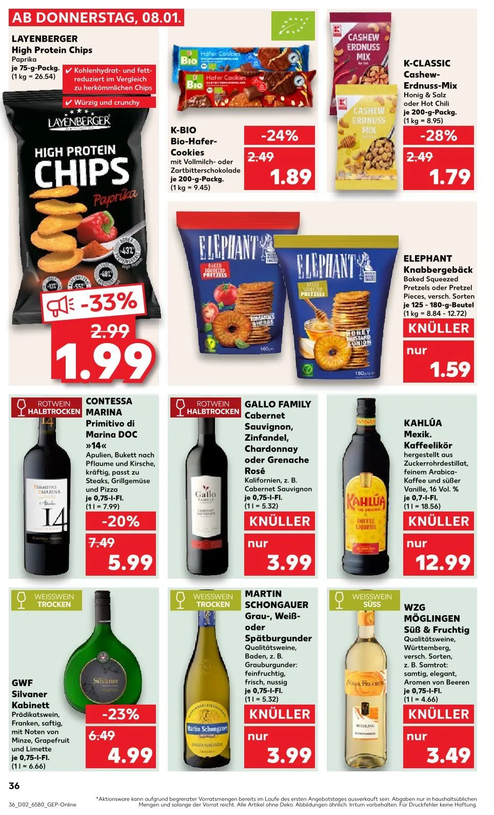 Kaufland Duitsland prospeckt van 8 januari tot 14 januari 2026 - Folder pagina 38