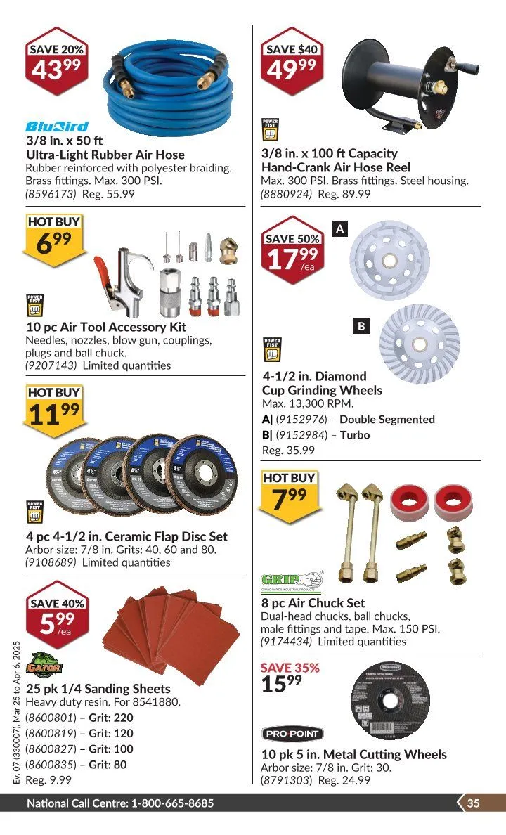 Princess Auto Sales from March 25 to April 6 2025 - flyer page 33