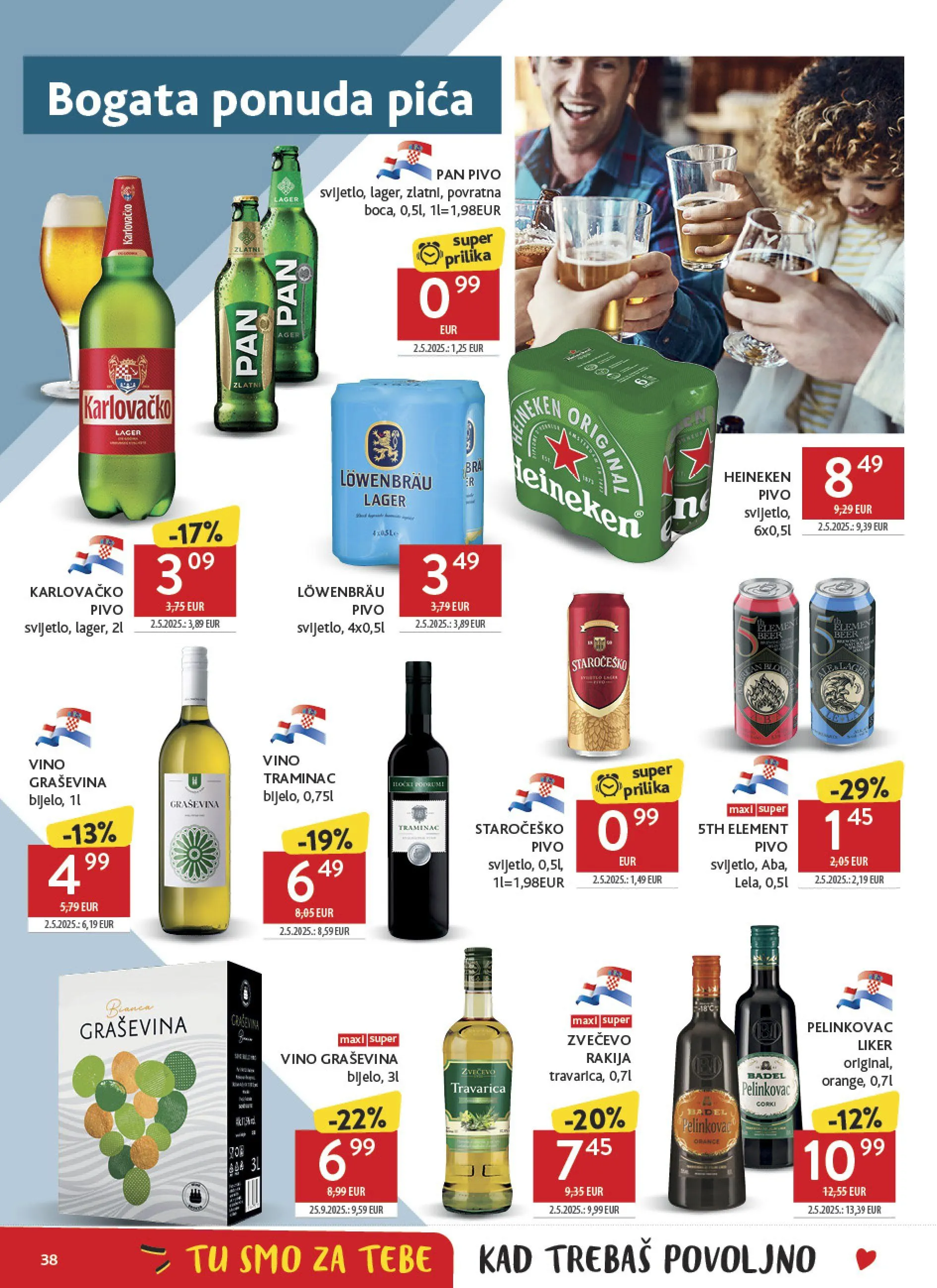 Katalog  Konzum od 25. veljače do 3. ožujka 2026. - Pregled Stranica 38