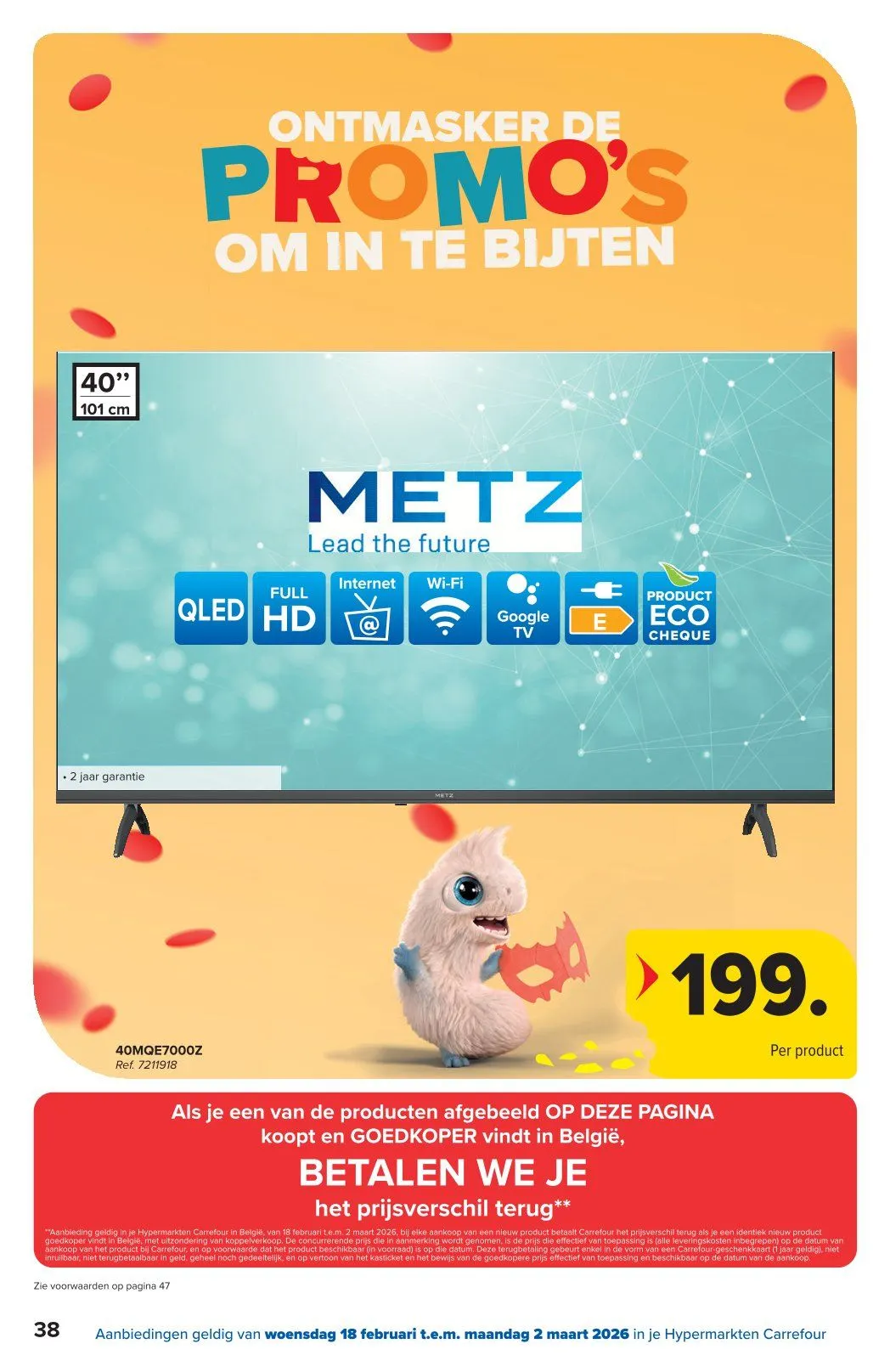 Laatste aanbiedingen in Carrefour folders van 18 februari tot 2 maart 2026 - folder pagina 38
