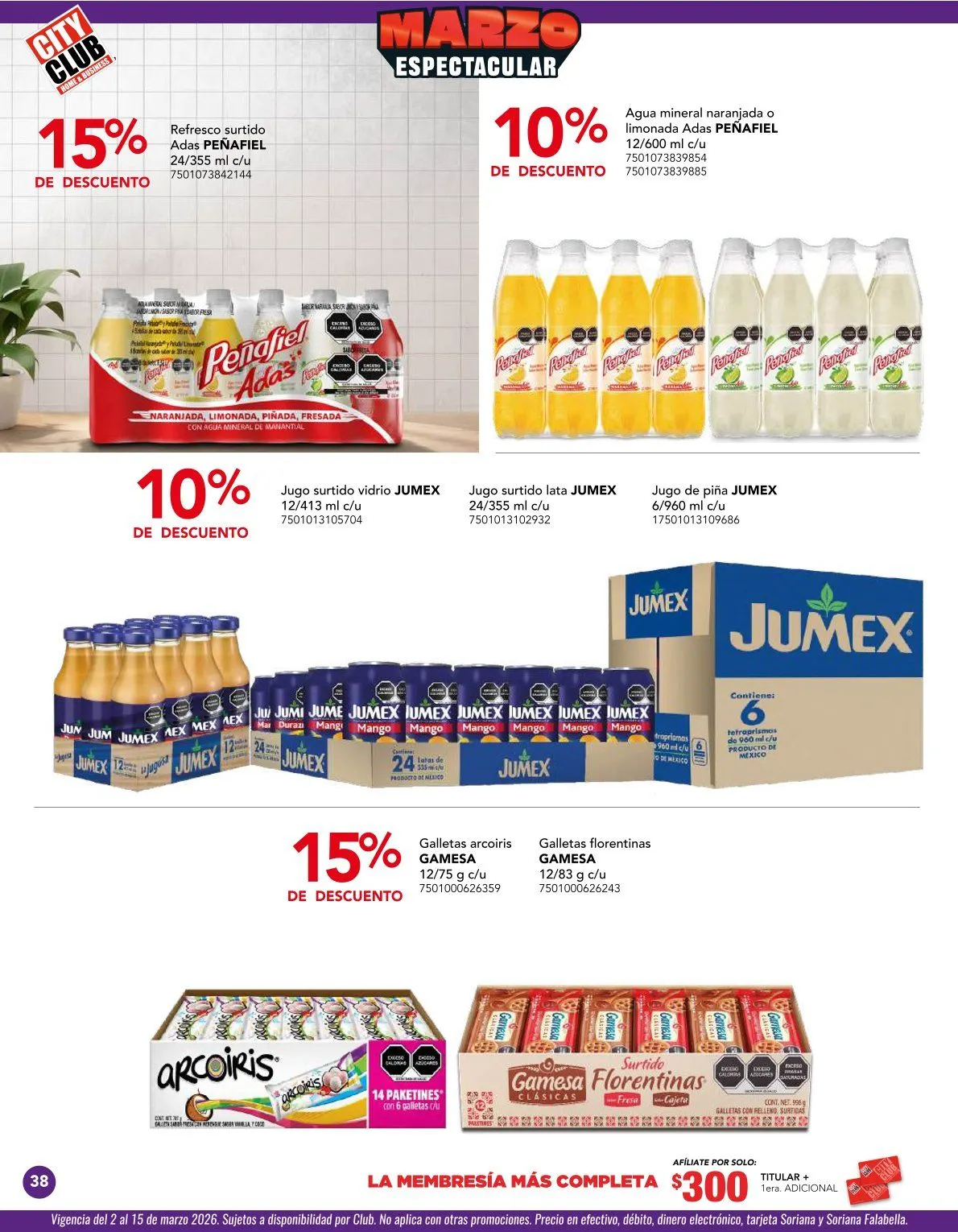 Catálogo de Ofertas  City Club 2 de marzo al 31 de marzo 2026 - Pagina 38
