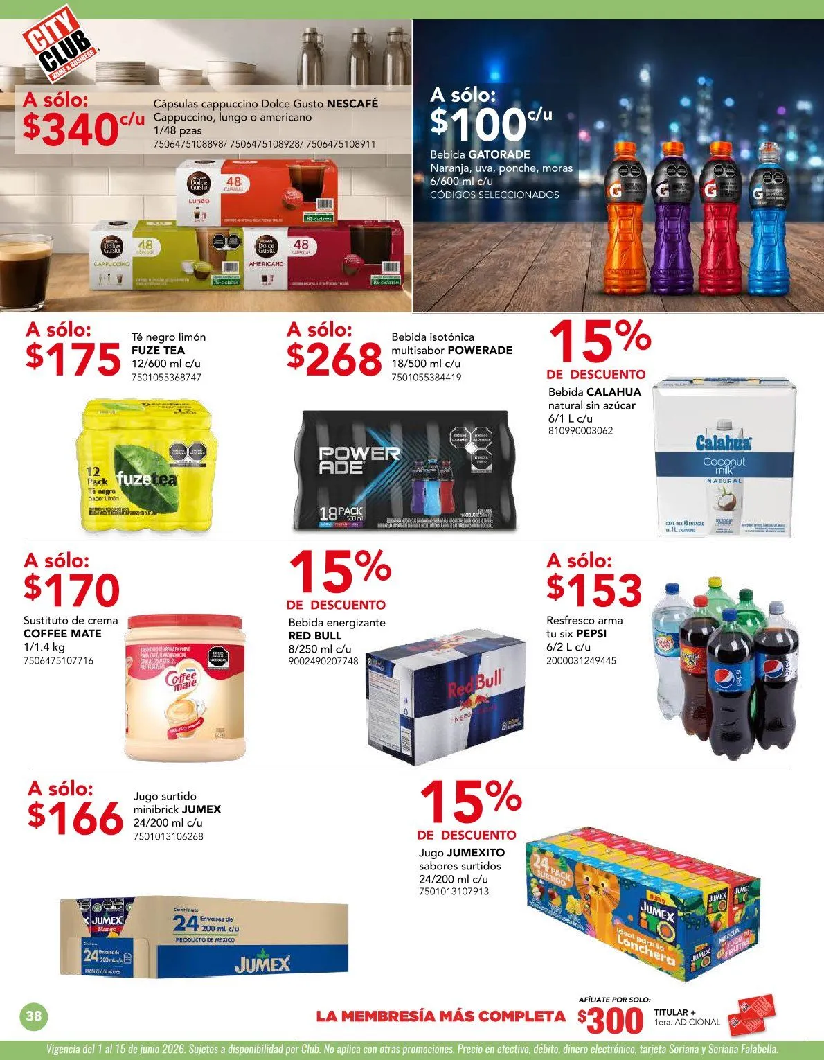 Catálogo de City Club Ofertas 1 de junio al 30 de junio 2026 - Pagina 38
