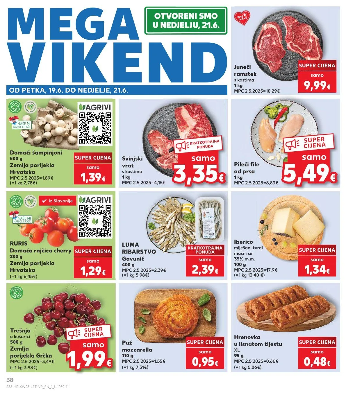 Katalog Kaufland  od 17. lipnja do 23. lipnja 2026. - Pregled Stranica 38